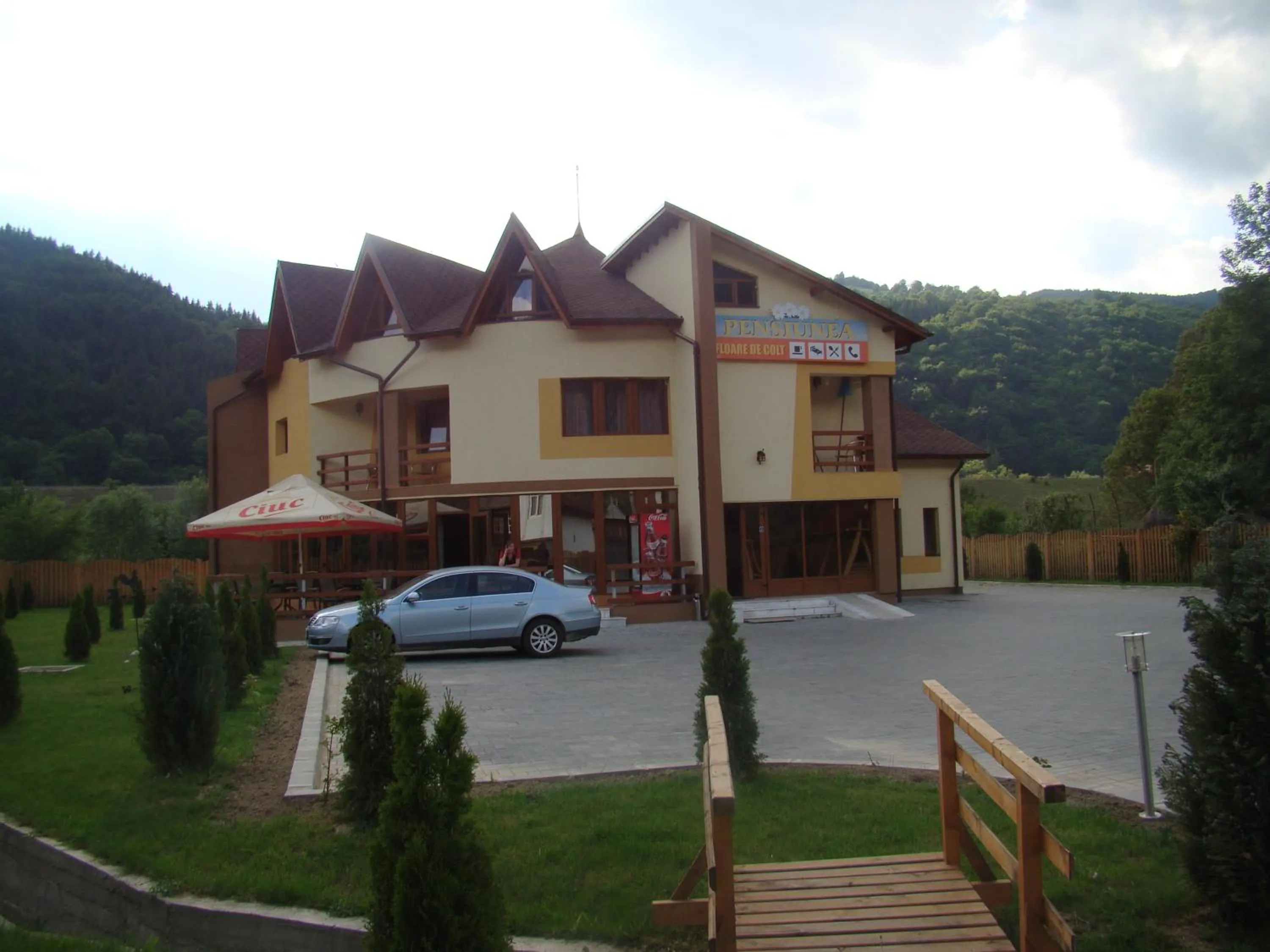 Facade/entrance in Pensiunea Floare de Colţ