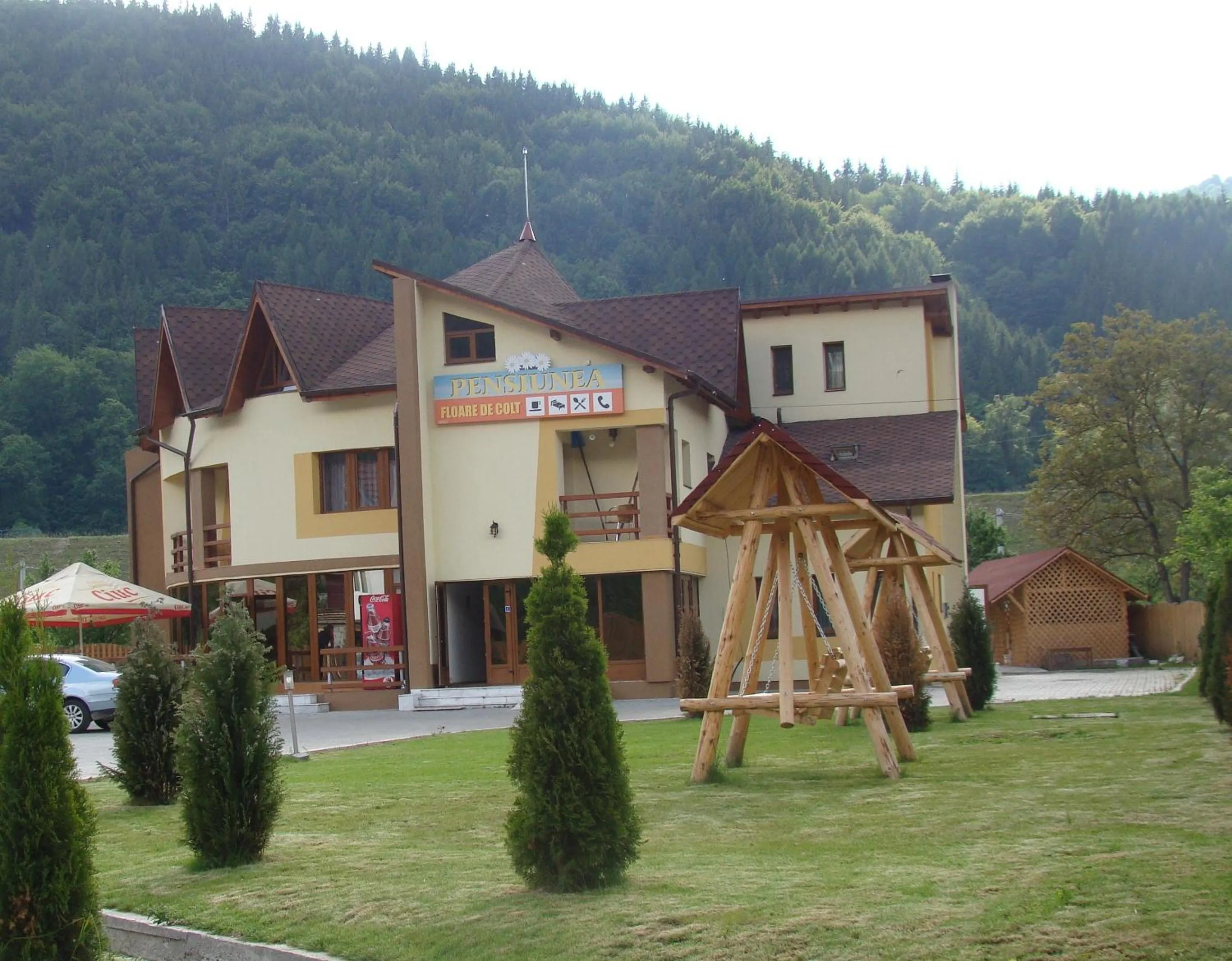 Facade/entrance in Pensiunea Floare de Colţ
