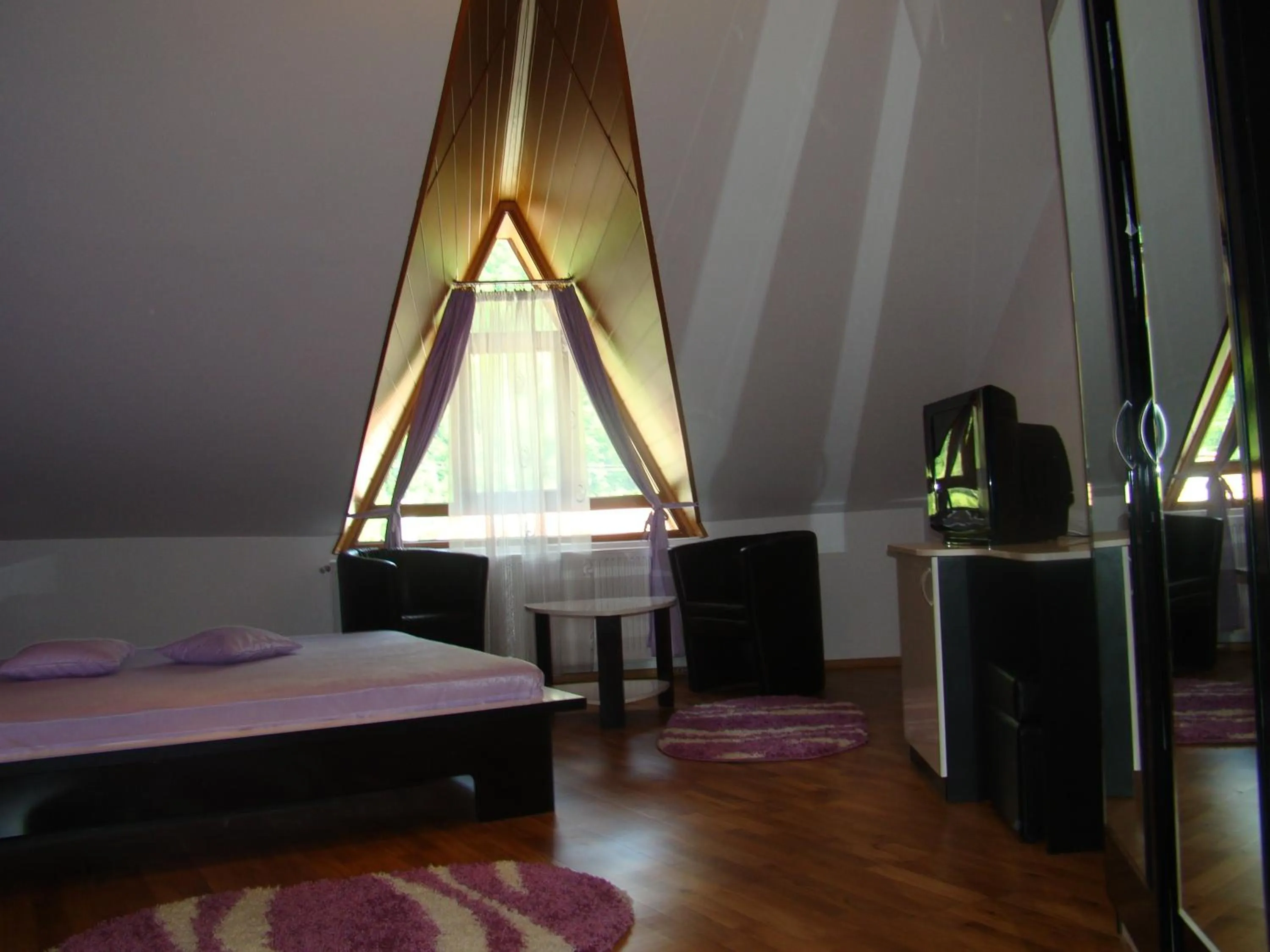 Bed in Pensiunea Floare de Colţ