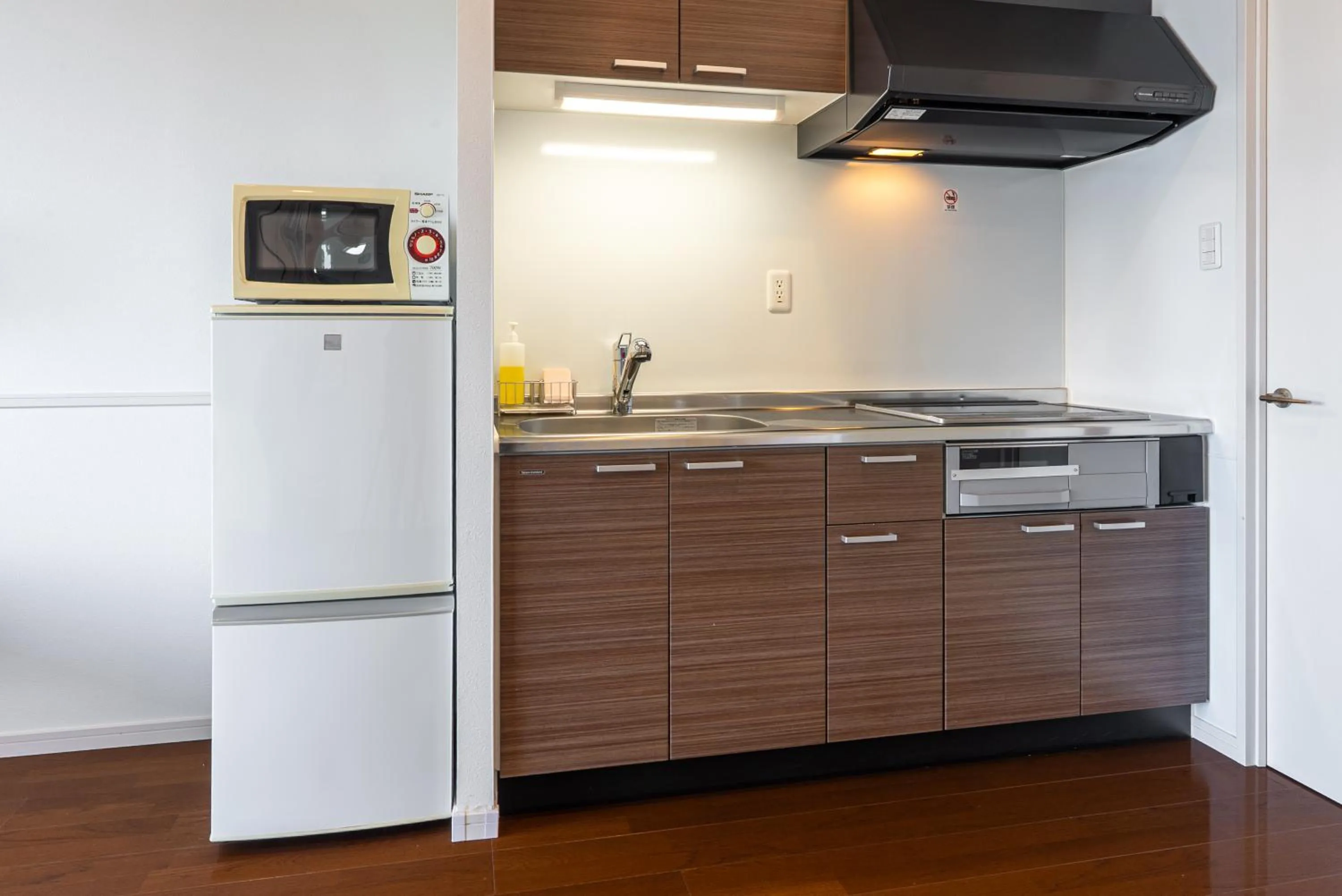 Kitchen or kitchenette in Odysis Onna Resort Hotel