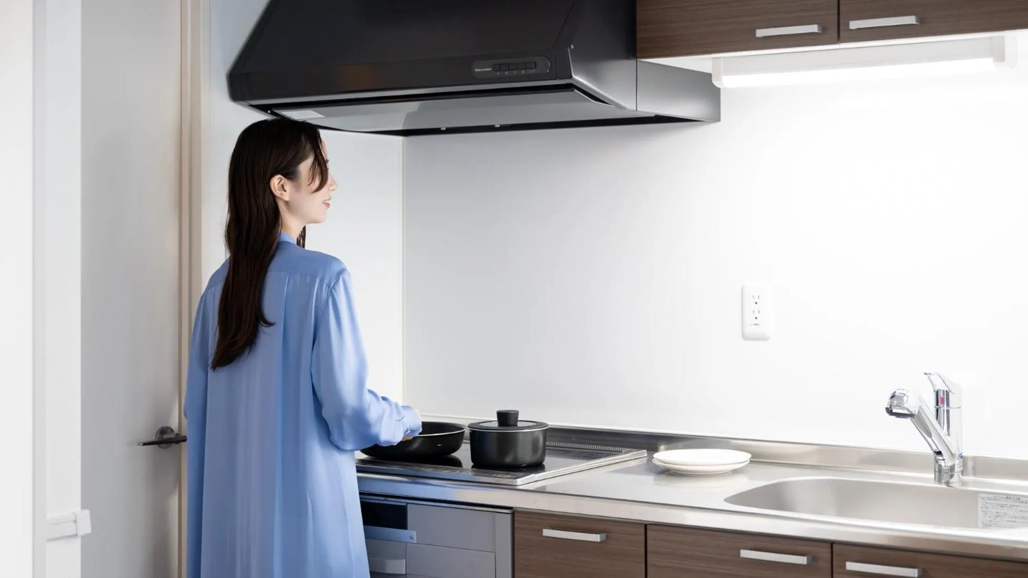 kitchen in Odysis Onna Resort Hotel