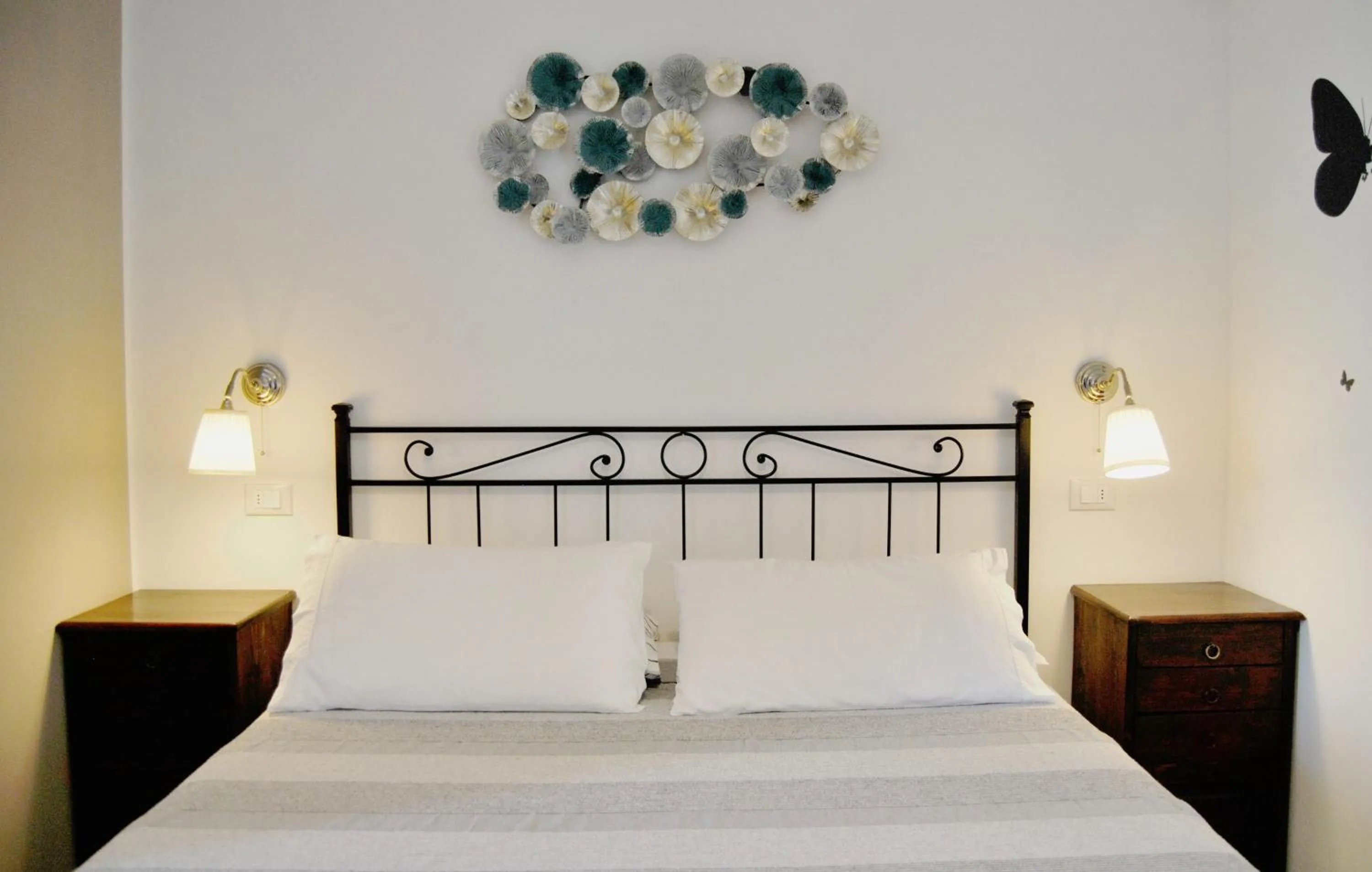 Bedroom, Bed in Le Bassotte b&b