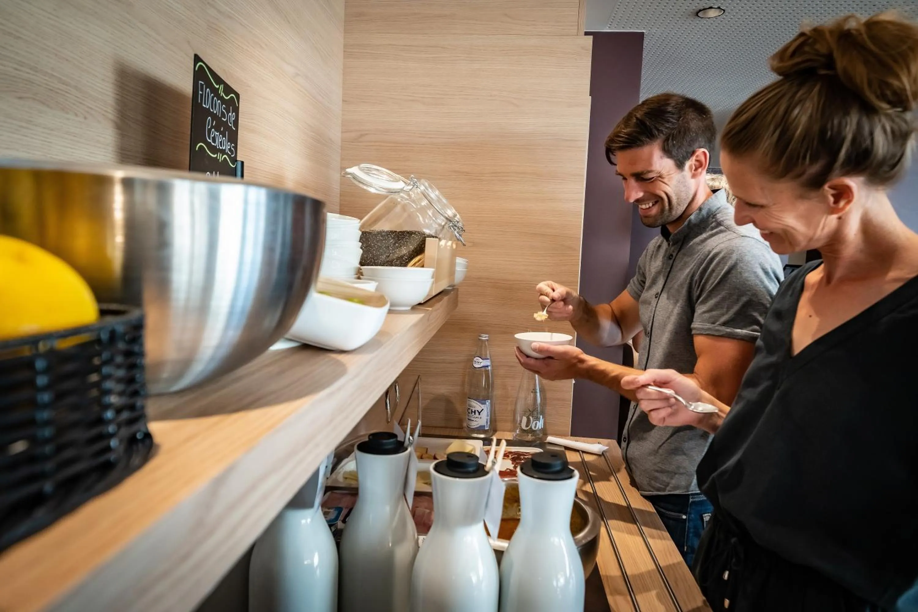 Breakfast in Résidence-Aïga Resort thermal & spa