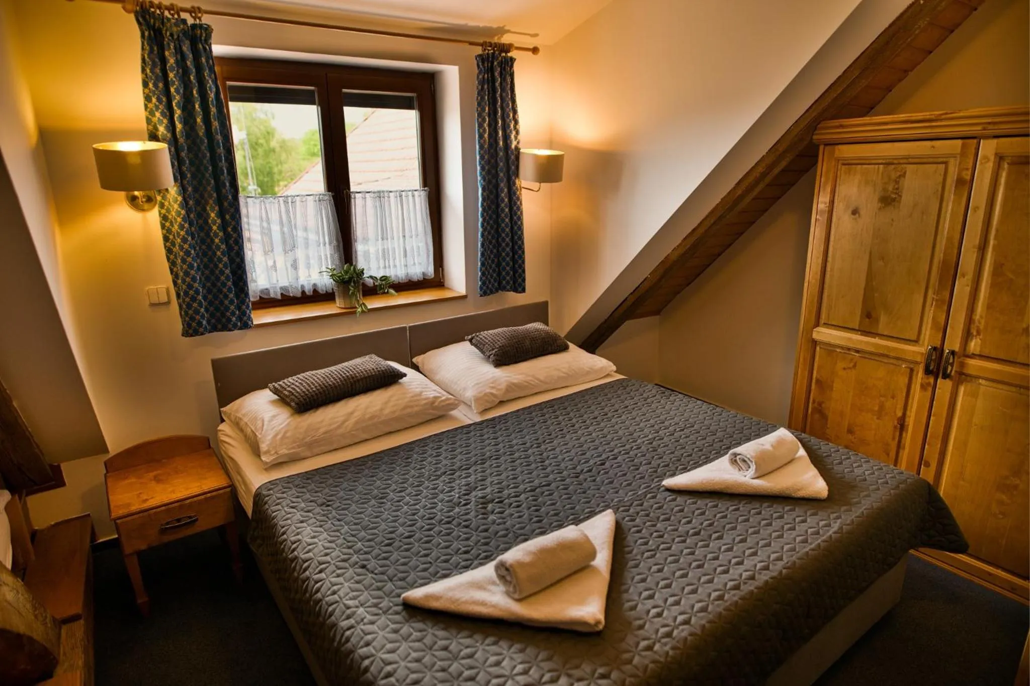 Bed in Hotel U Lípy