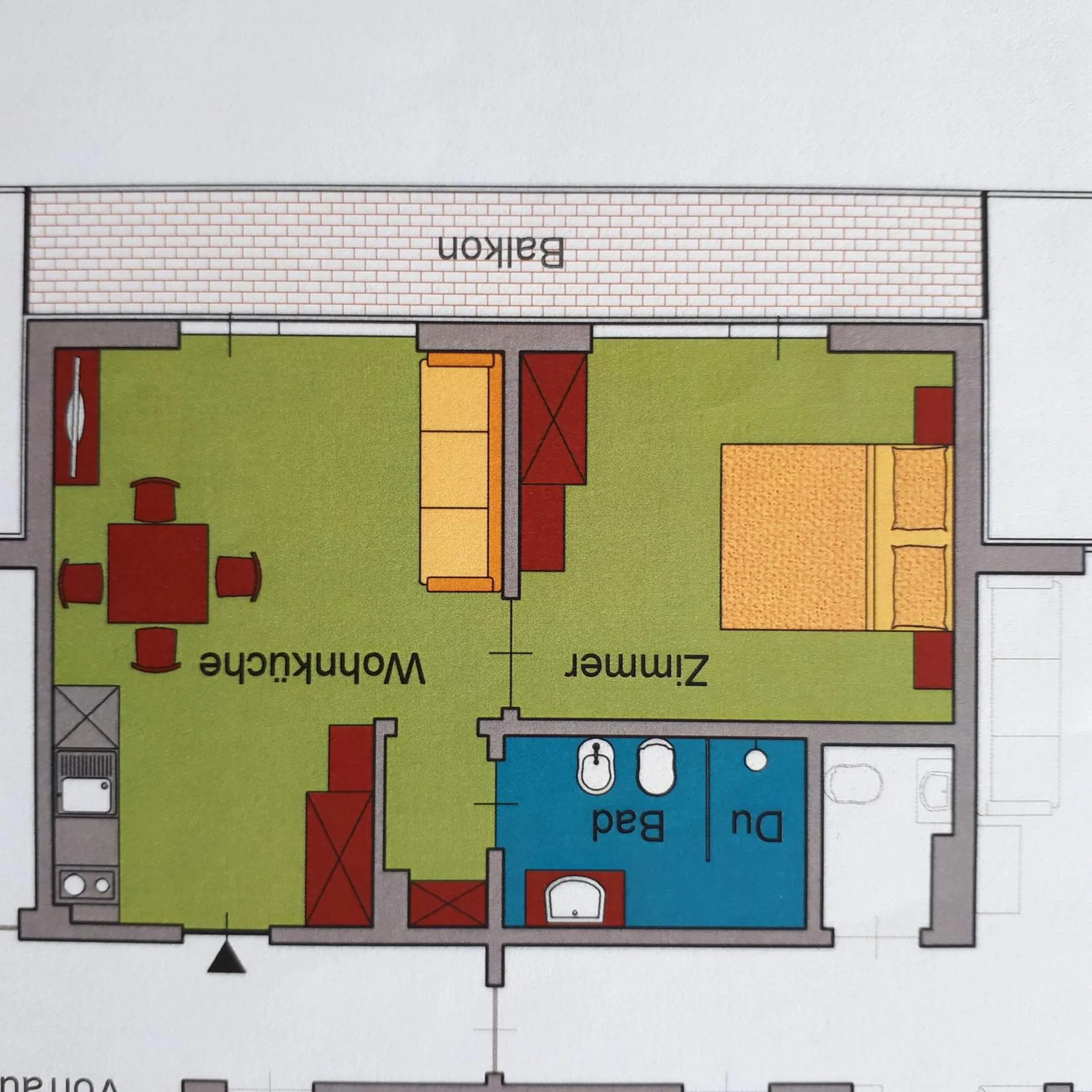 Floor plan in Haus Christian