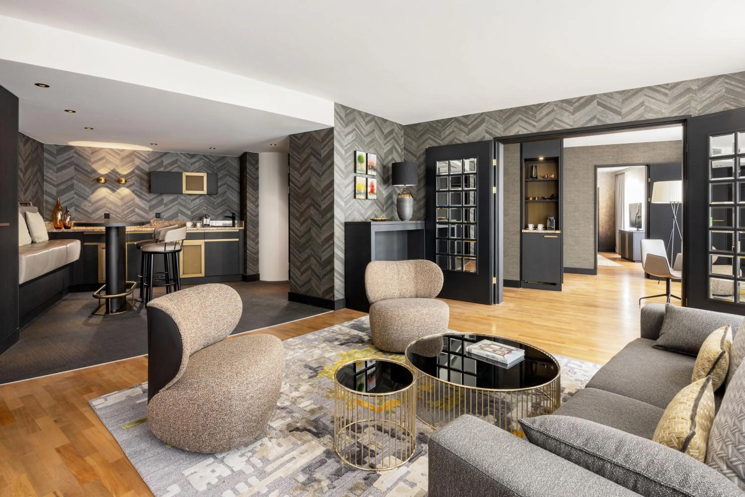 Bedroom in Basel Marriott Hotel