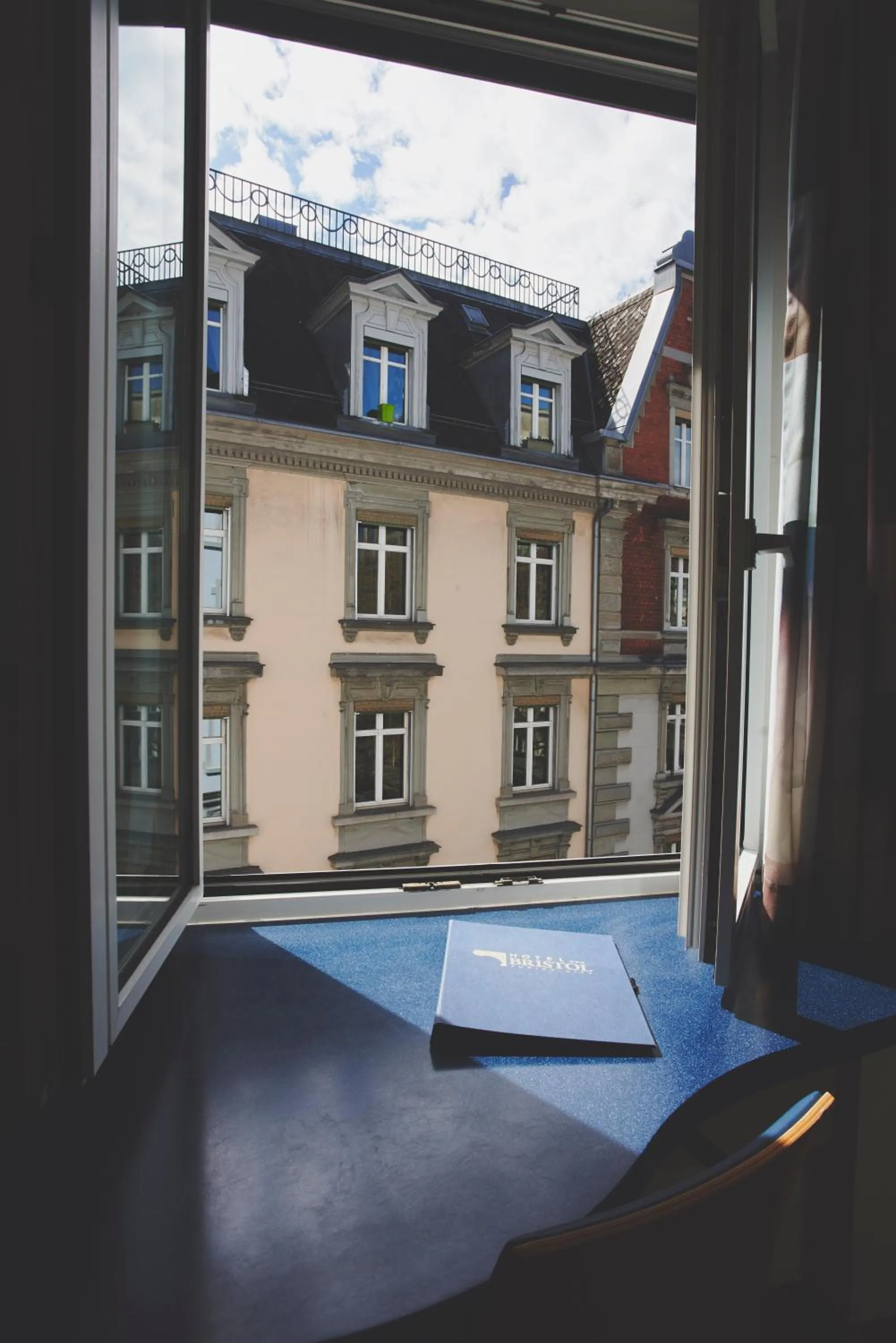 City view in Hotel Bristol Zurich