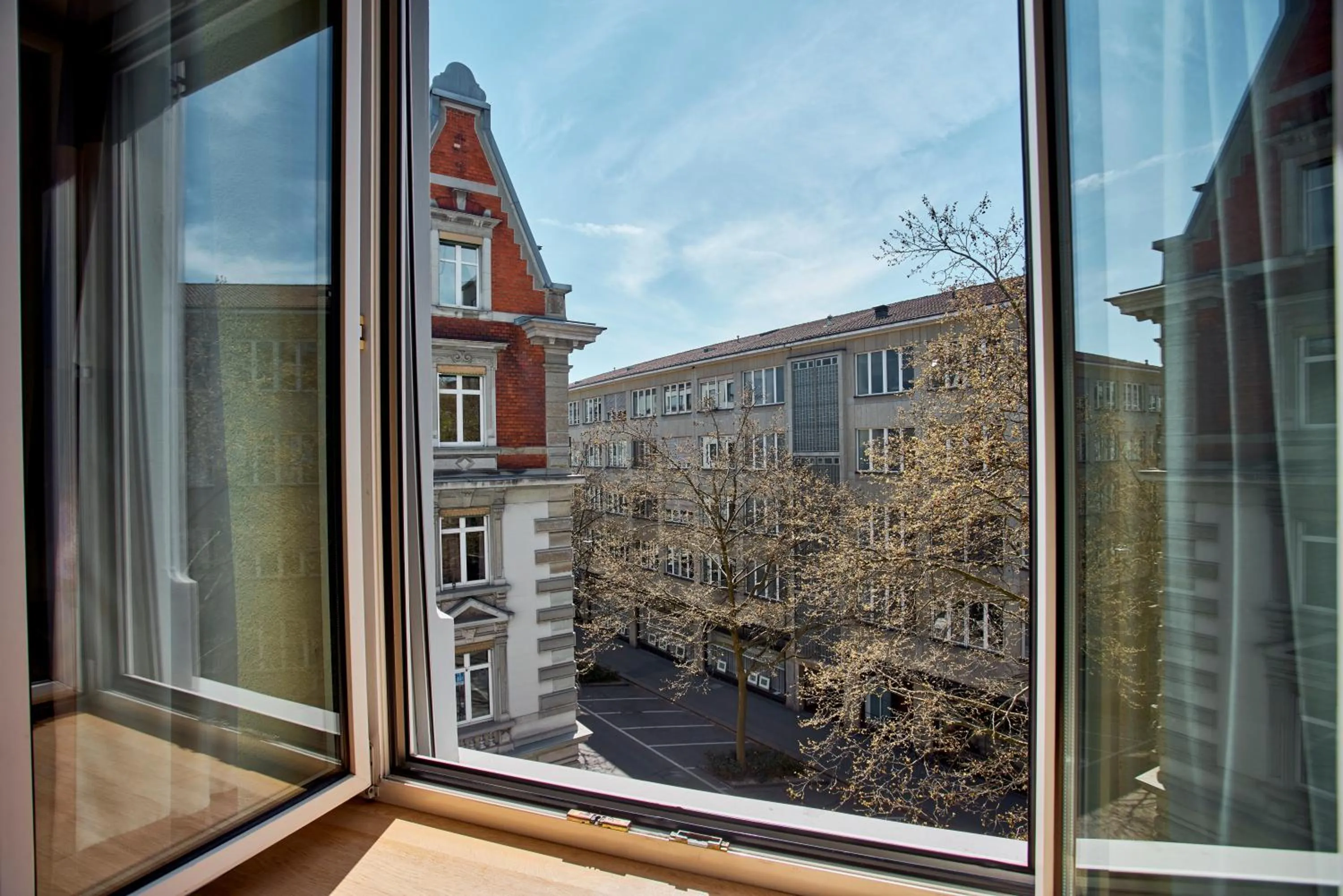 City view in Hotel Bristol Zurich