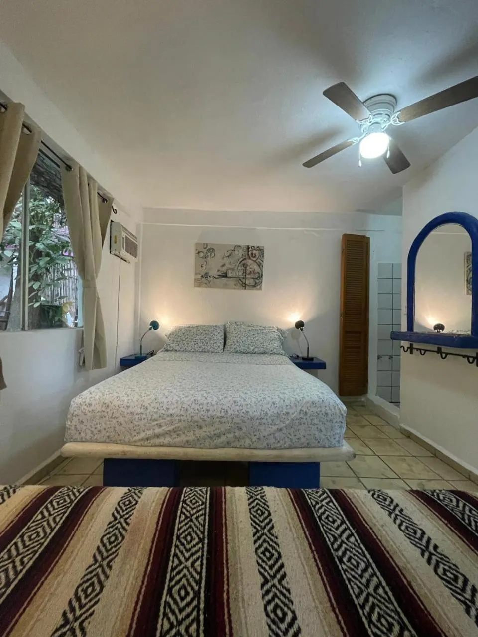 View (from property/room), Bed in Hotel Posada Señor Mañana