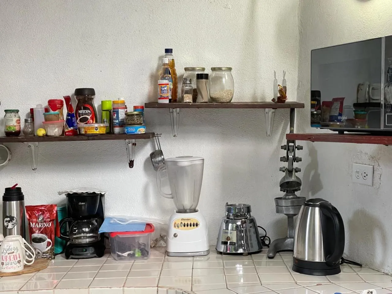 Kitchen or kitchenette in Hotel Posada Señor Mañana