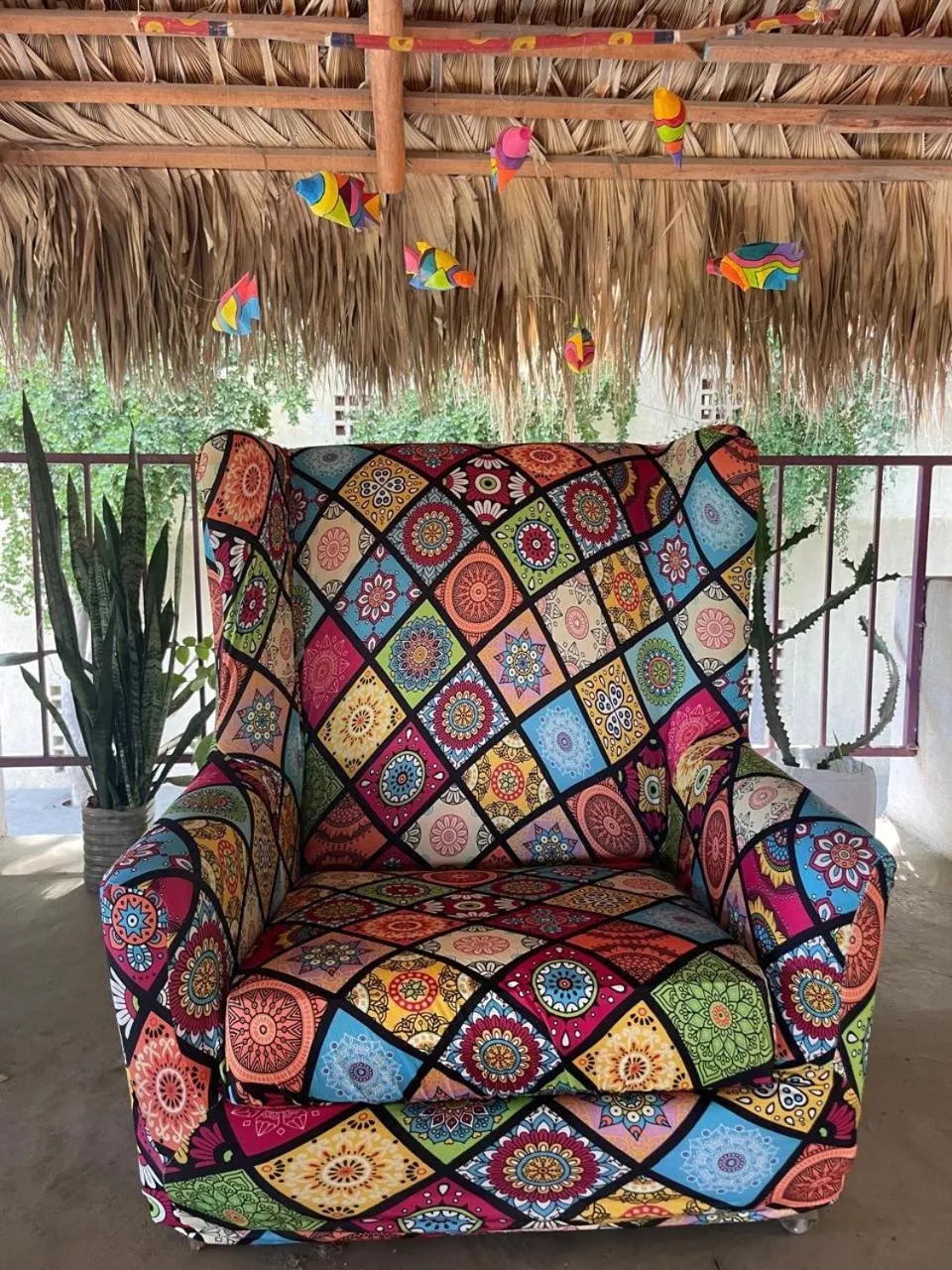 Seating area in Hotel Posada Señor Mañana