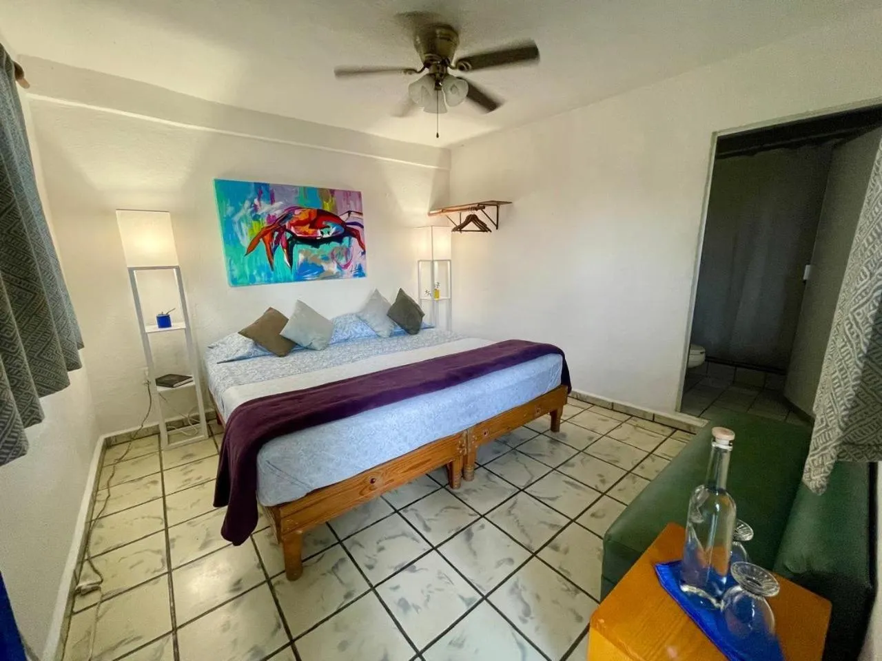 Decorative detail, Bed in Hotel Posada Señor Mañana