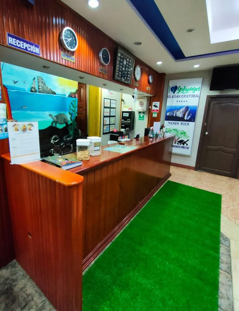 Lobby or reception in Hotel Los Algarrobos