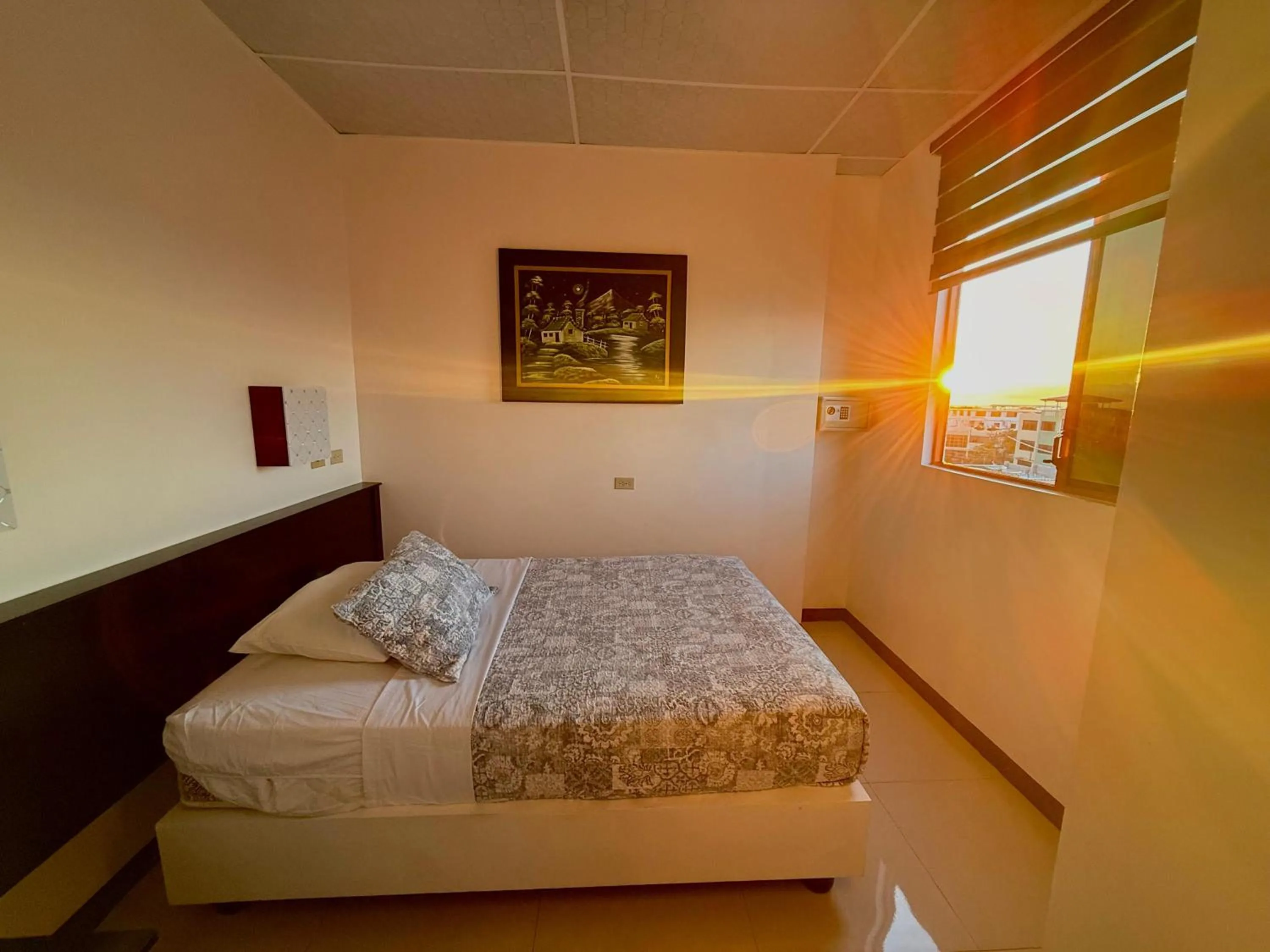 Bed in Hotel Los Algarrobos