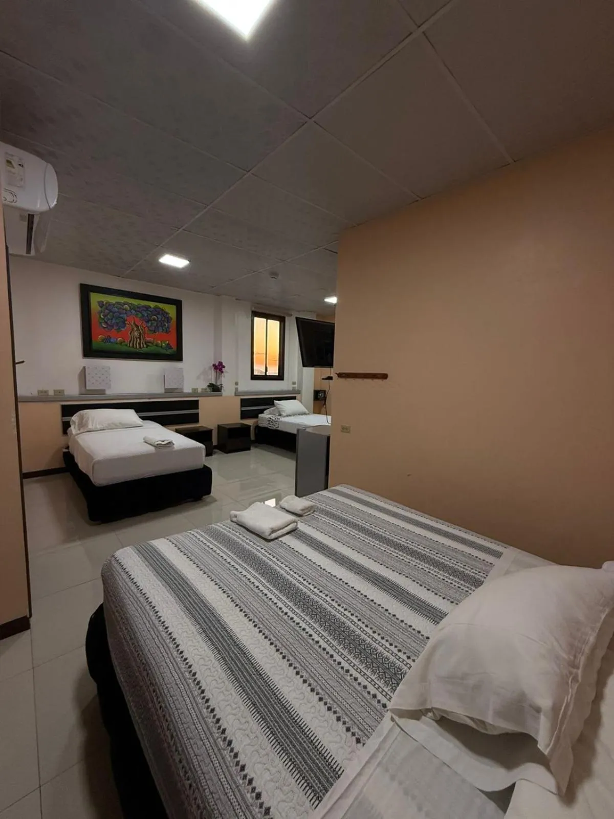 Bed in Hotel Los Algarrobos