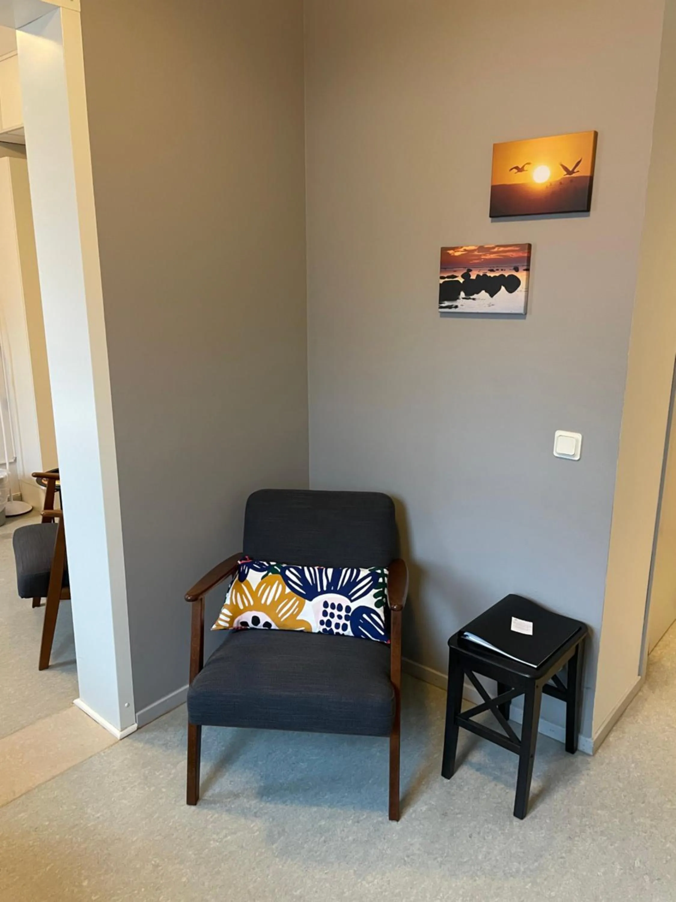 Seating area in Broholm Bed&Breakfast