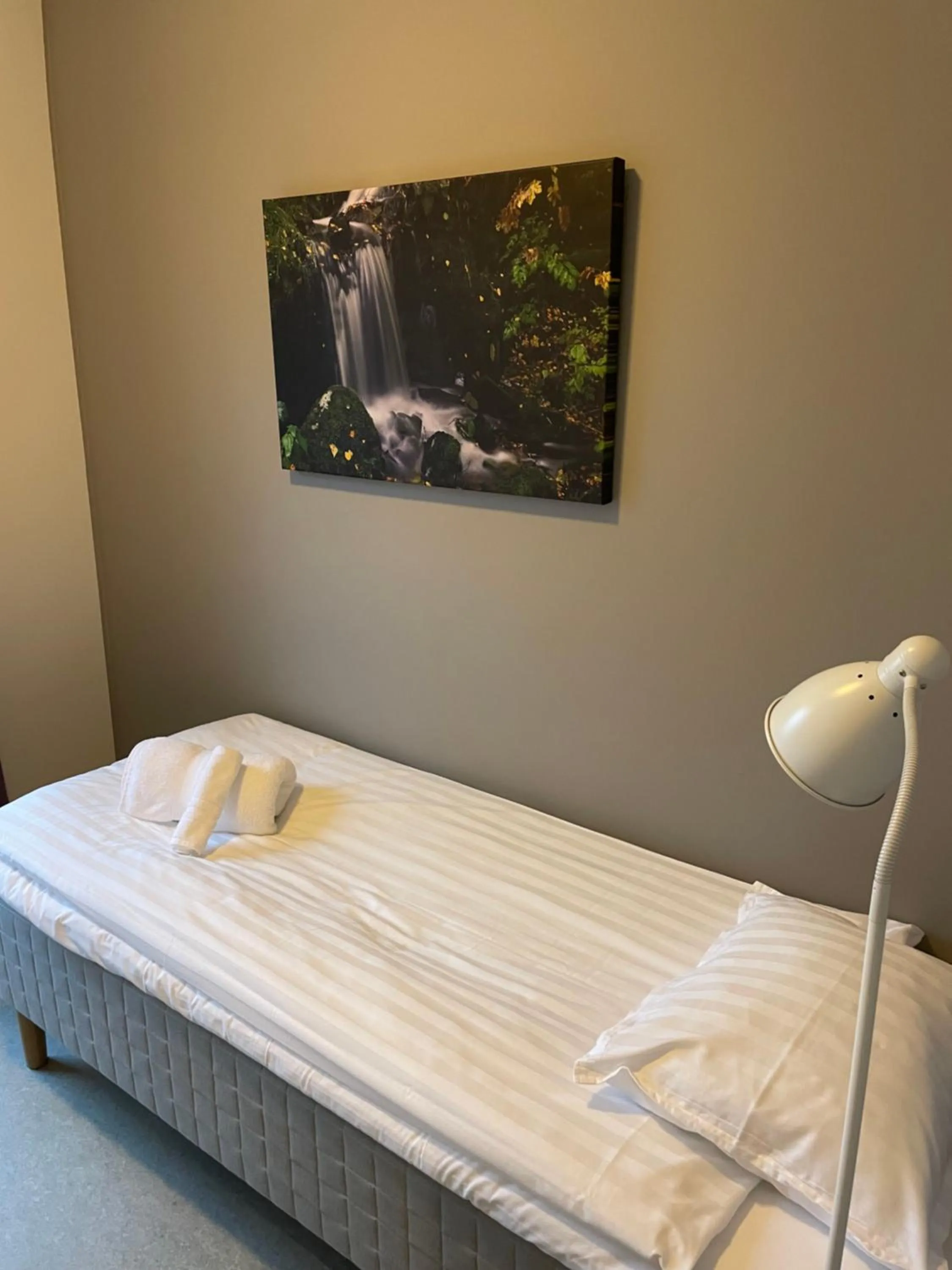 Bed in Broholm Bed&Breakfast