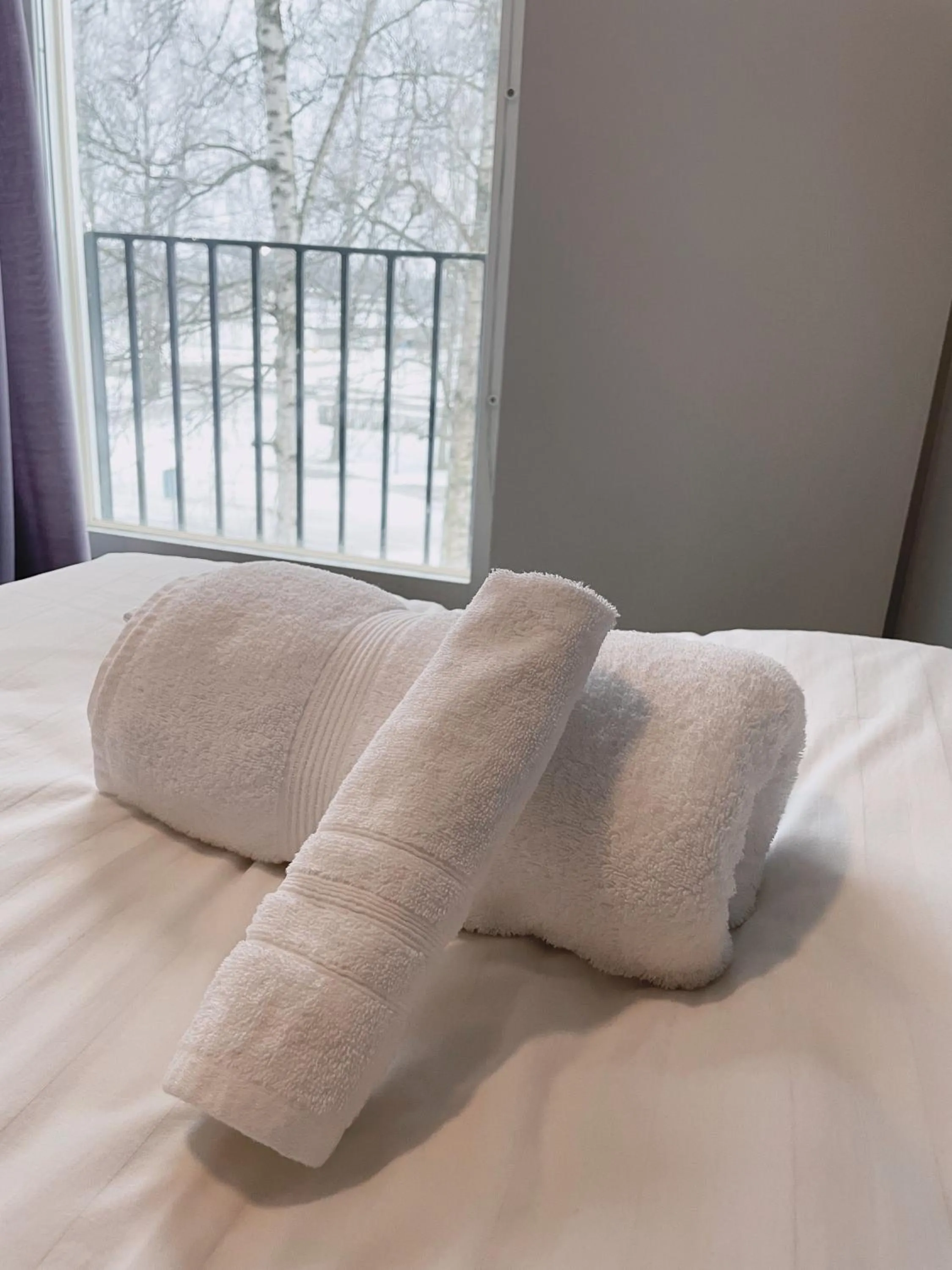 Bed in Broholm Bed&Breakfast