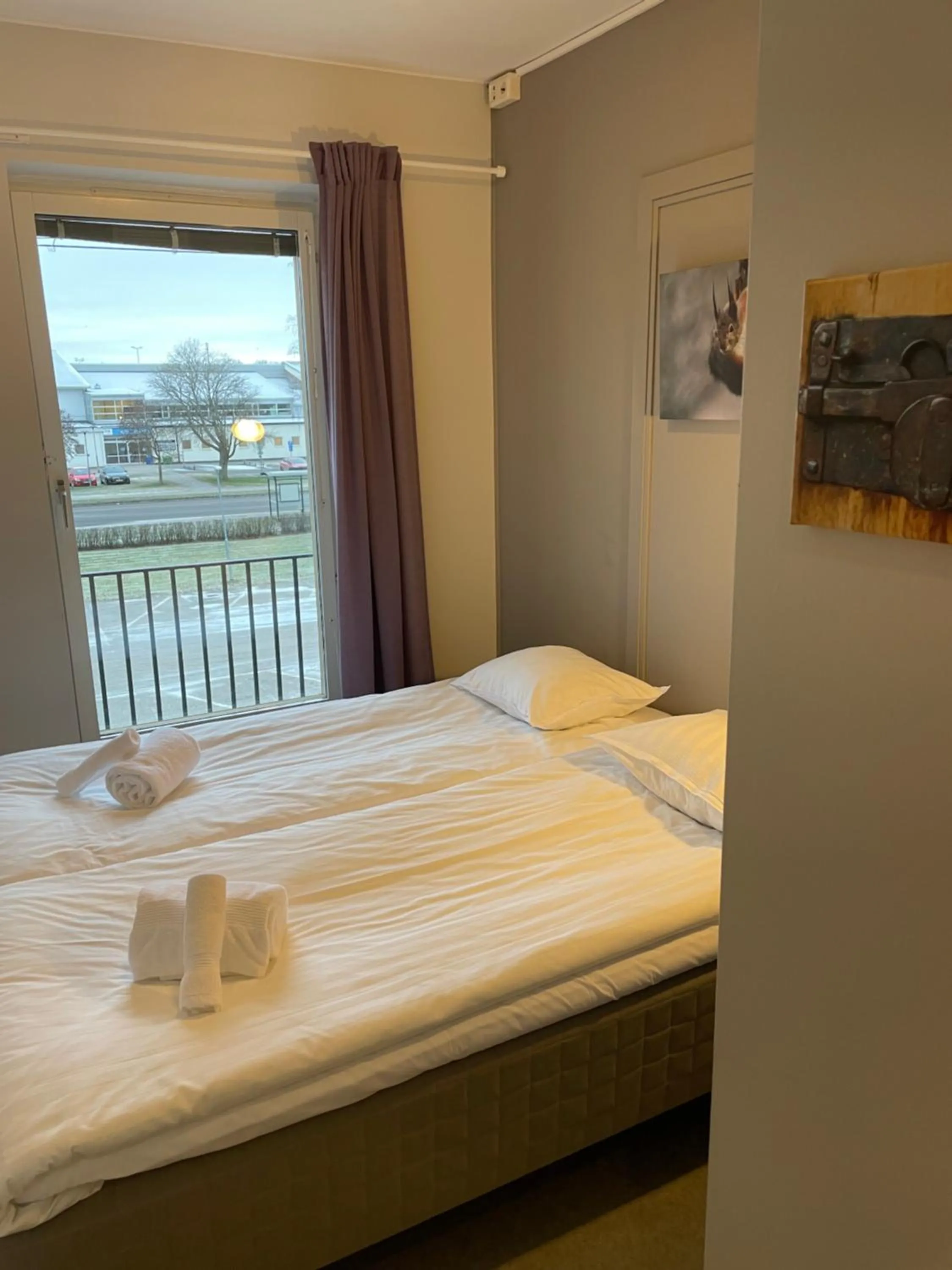 Bed in Broholm Bed&Breakfast