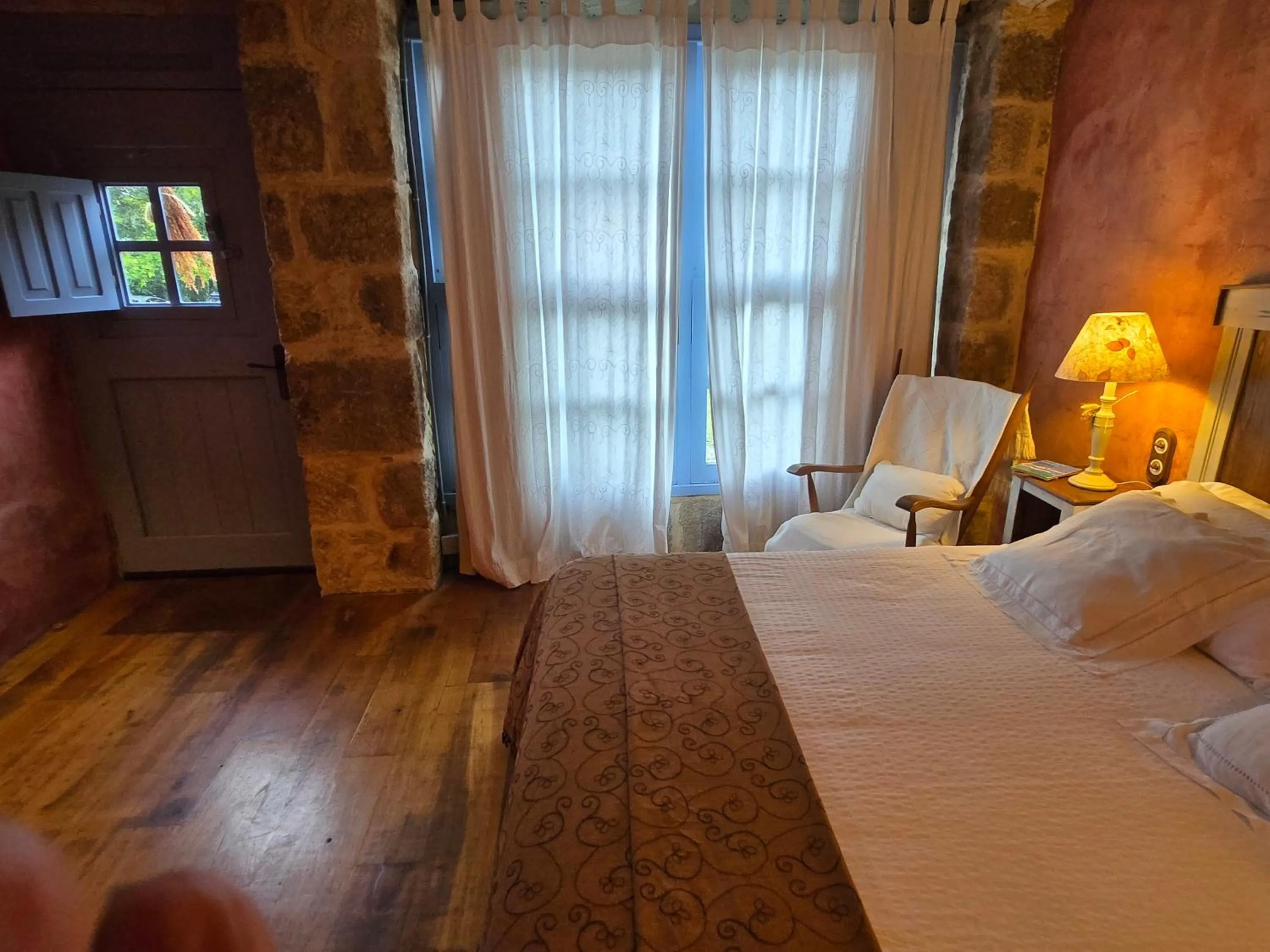 Bed in Casa do Castelo de Andrade