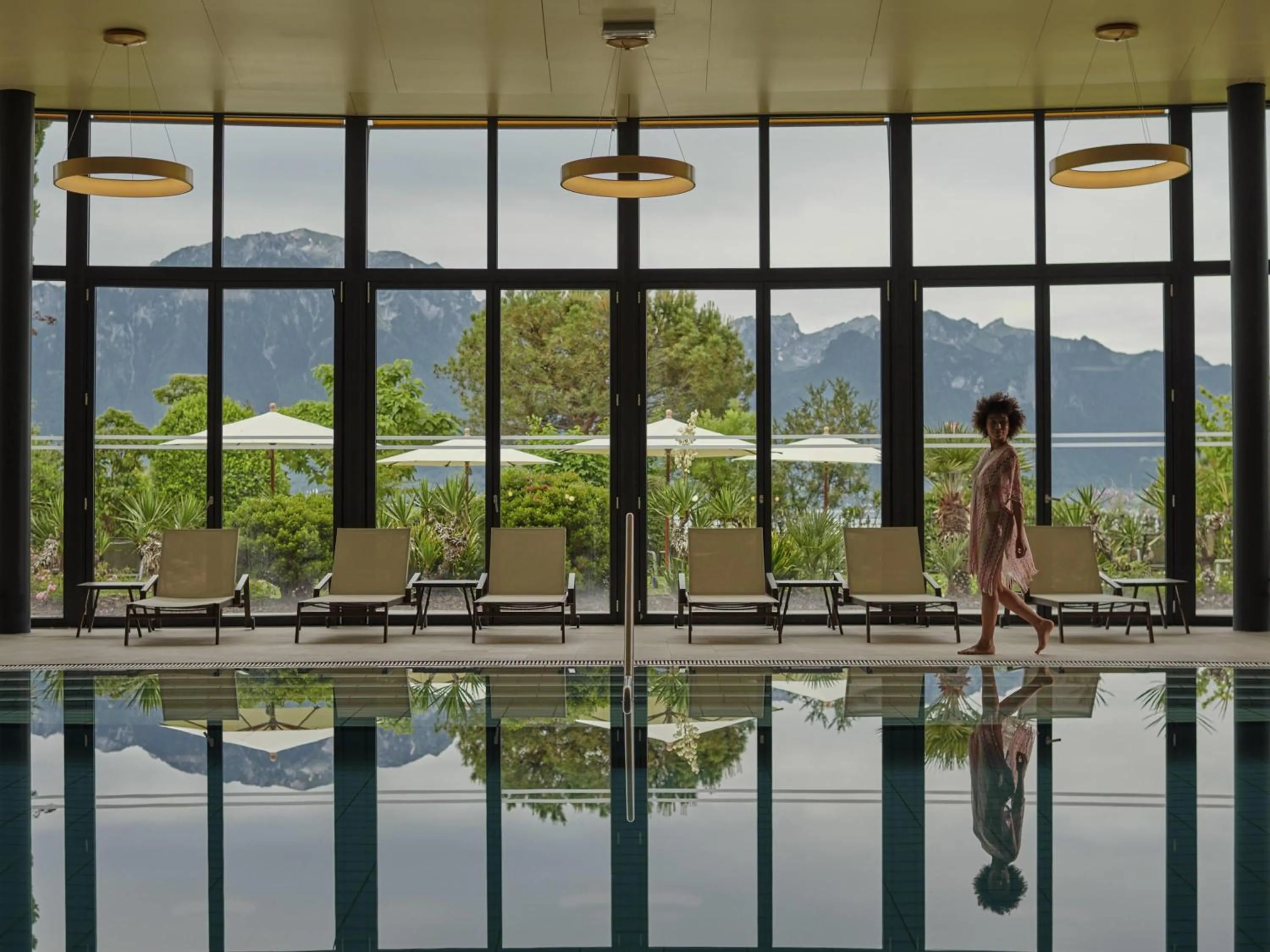 Spa and wellness centre/facilities in Fairmont Le Montreux Palace