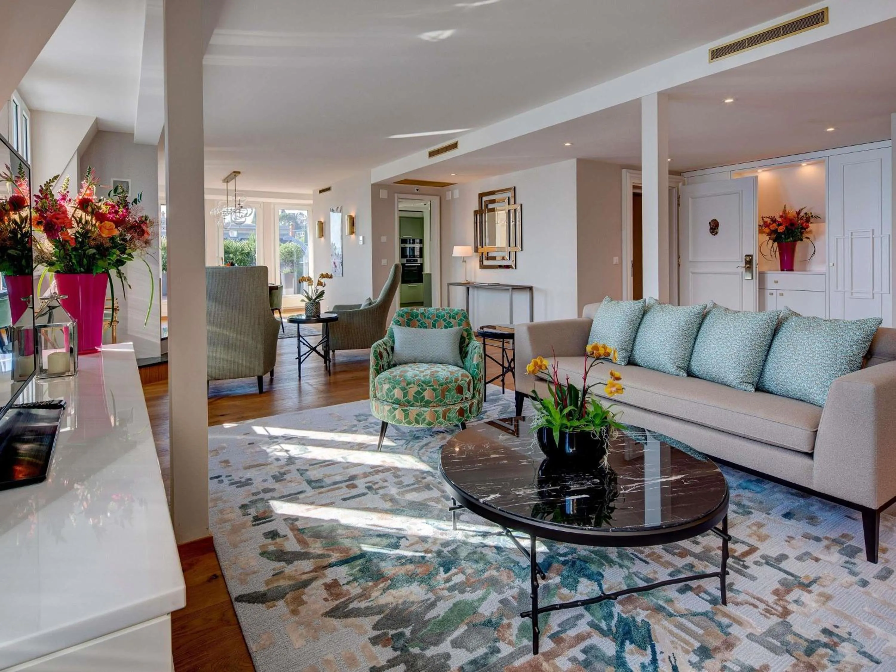 Bedroom in Fairmont Le Montreux Palace