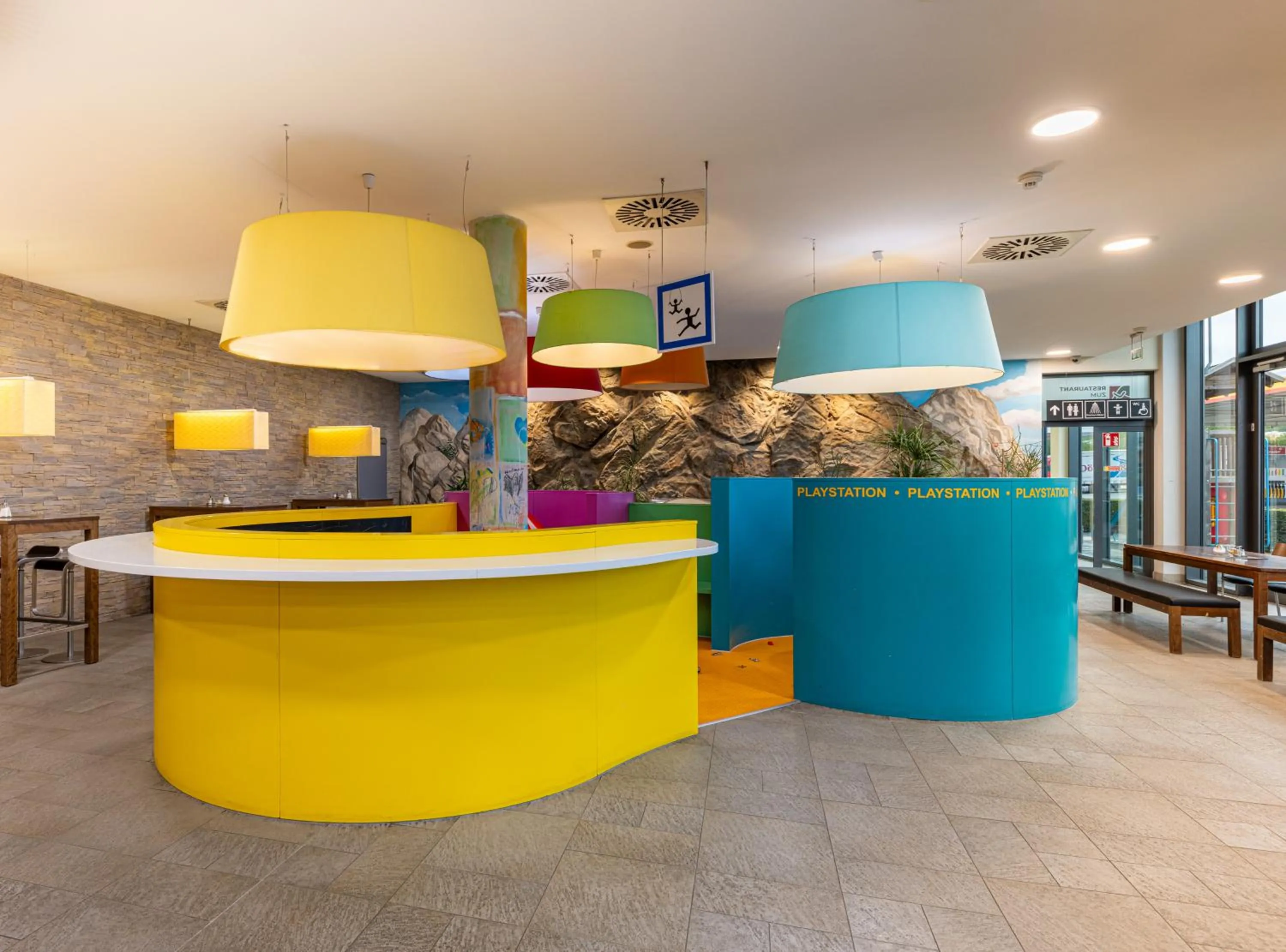 Children play ground in Hotel am Rüssel