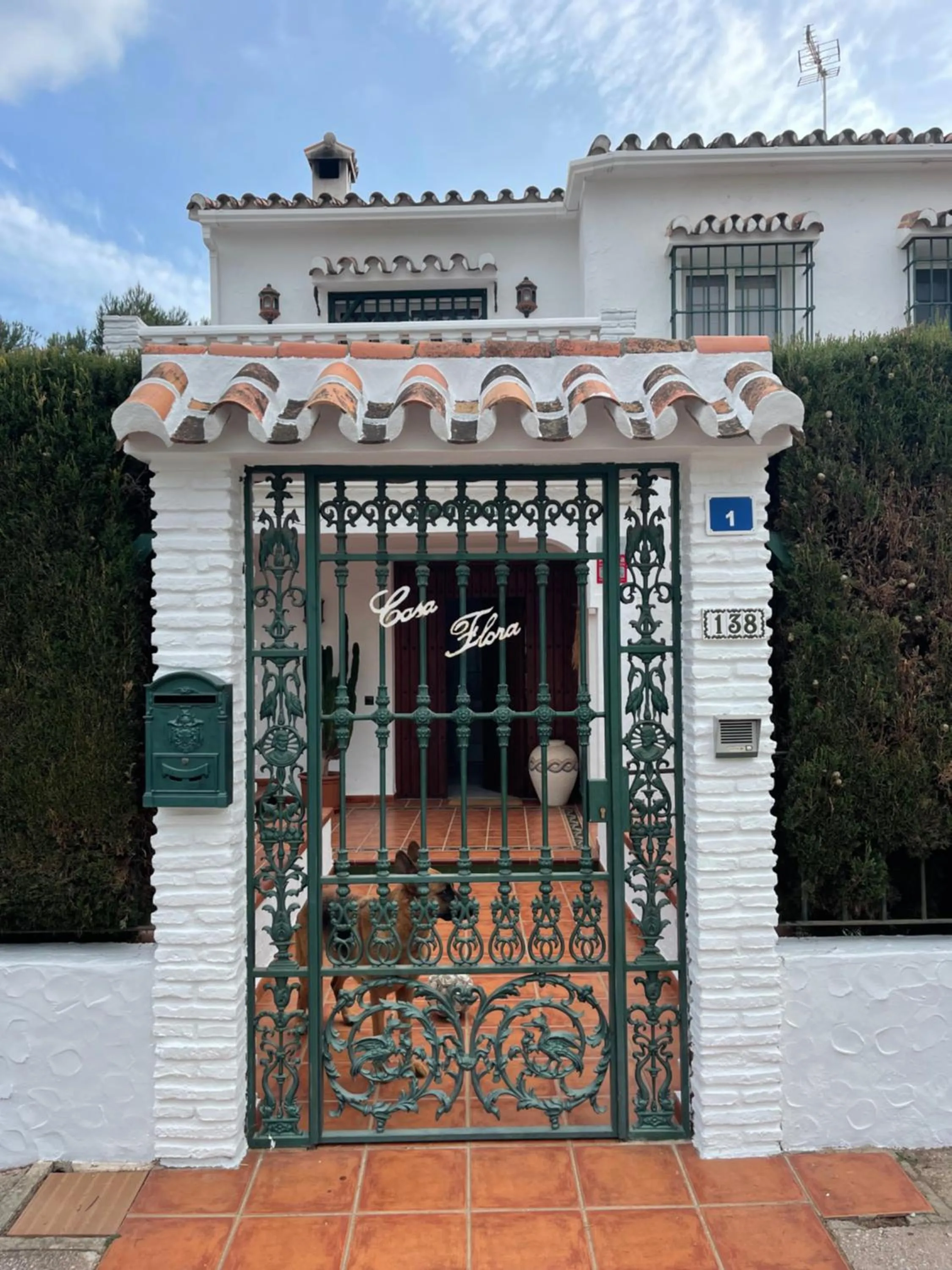 Facade/entrance in Casa Flora - Mijas Costa - Andalusië