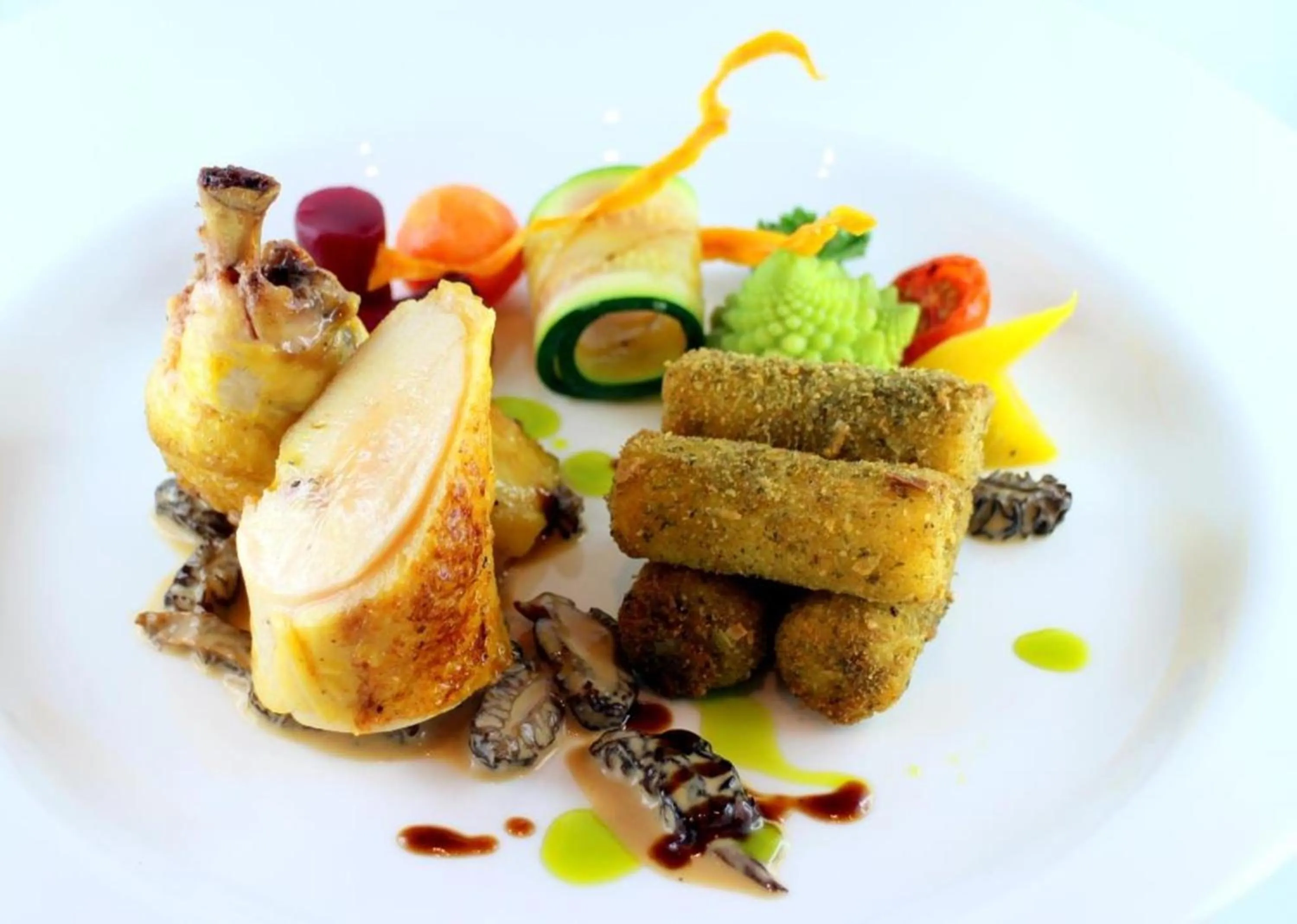 Food in Golf Hotel René Capt