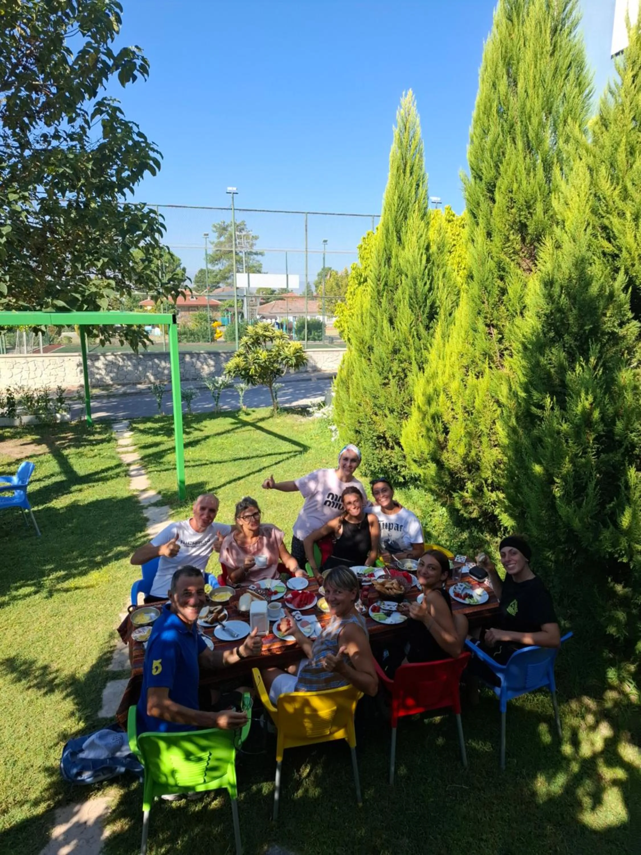 Garden view in Paradise House
