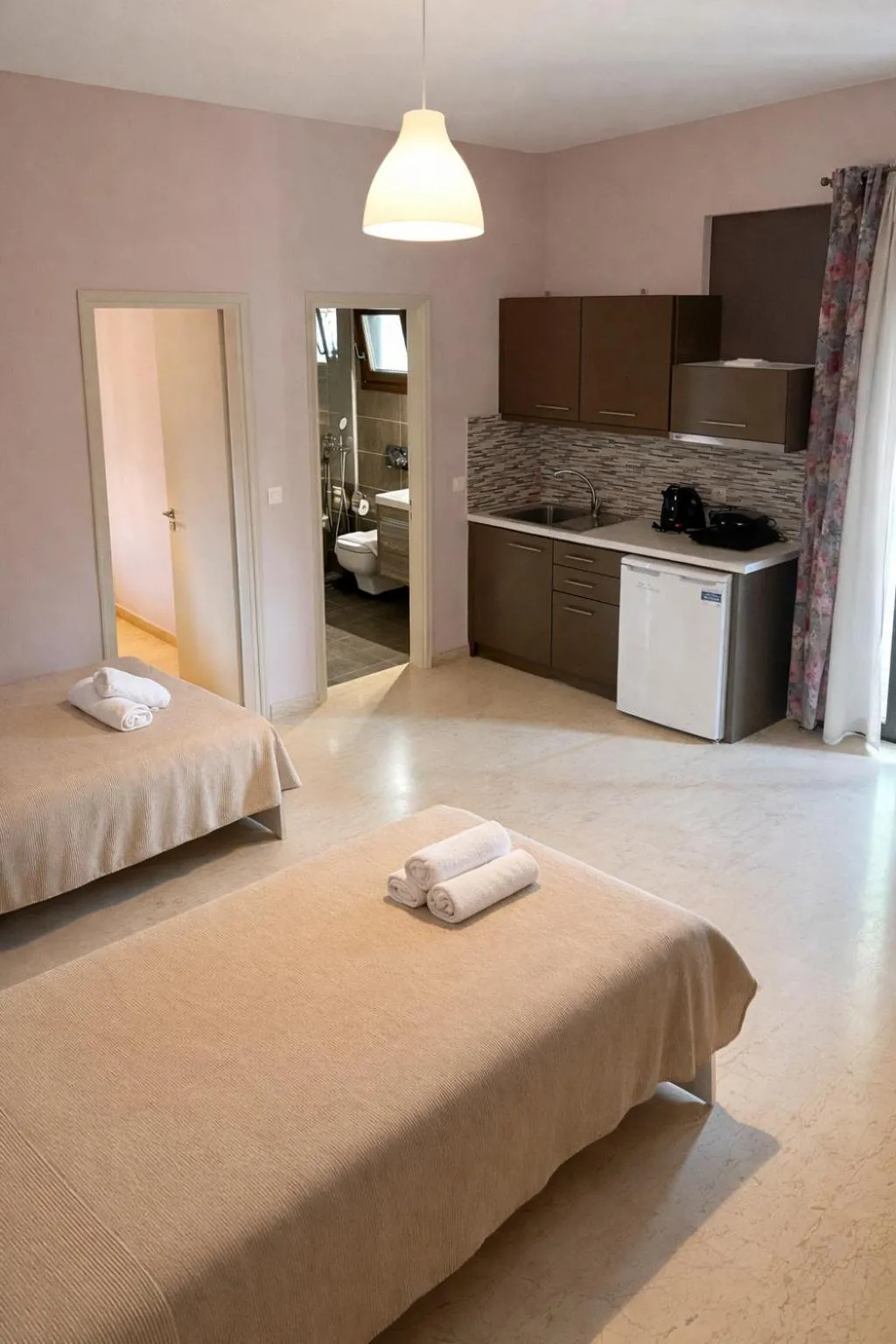 Bedroom, Bed in Villa Fotini