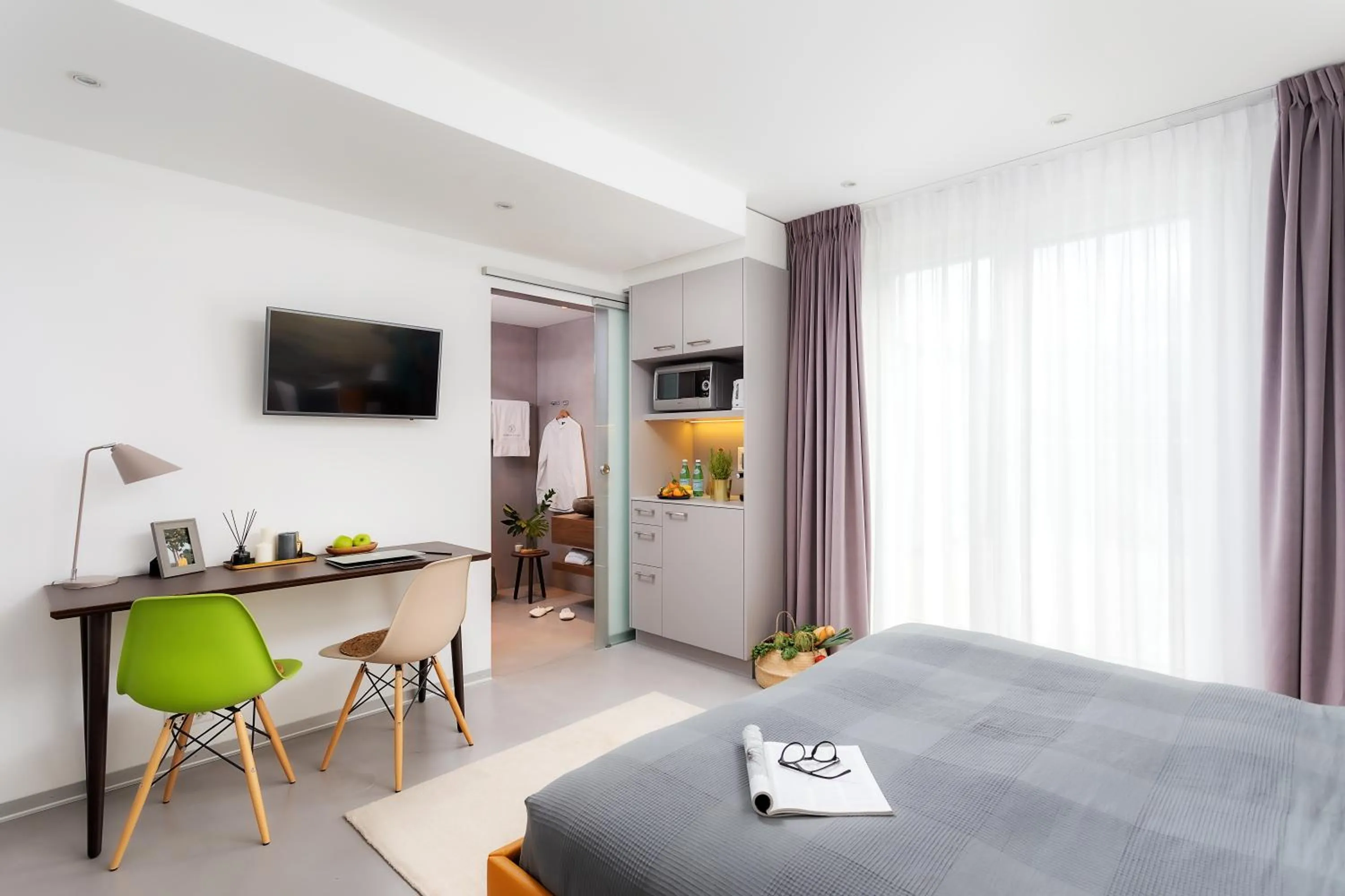 Photo of the whole room, Bed in VISIONAPARTMENTS Rue des Communaux - contactless check-in