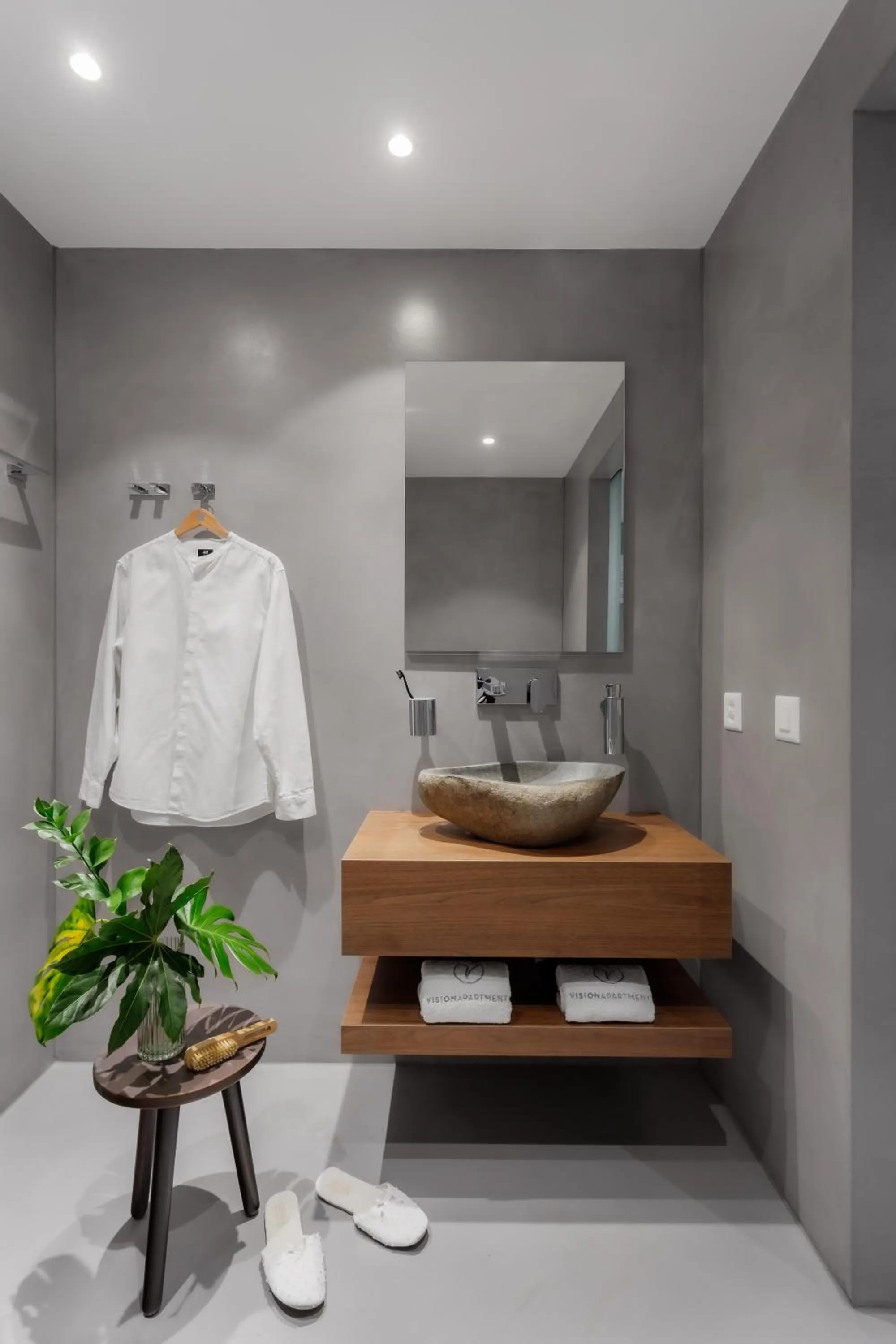 Bathroom in VISIONAPARTMENTS Rue des Communaux - contactless check-in