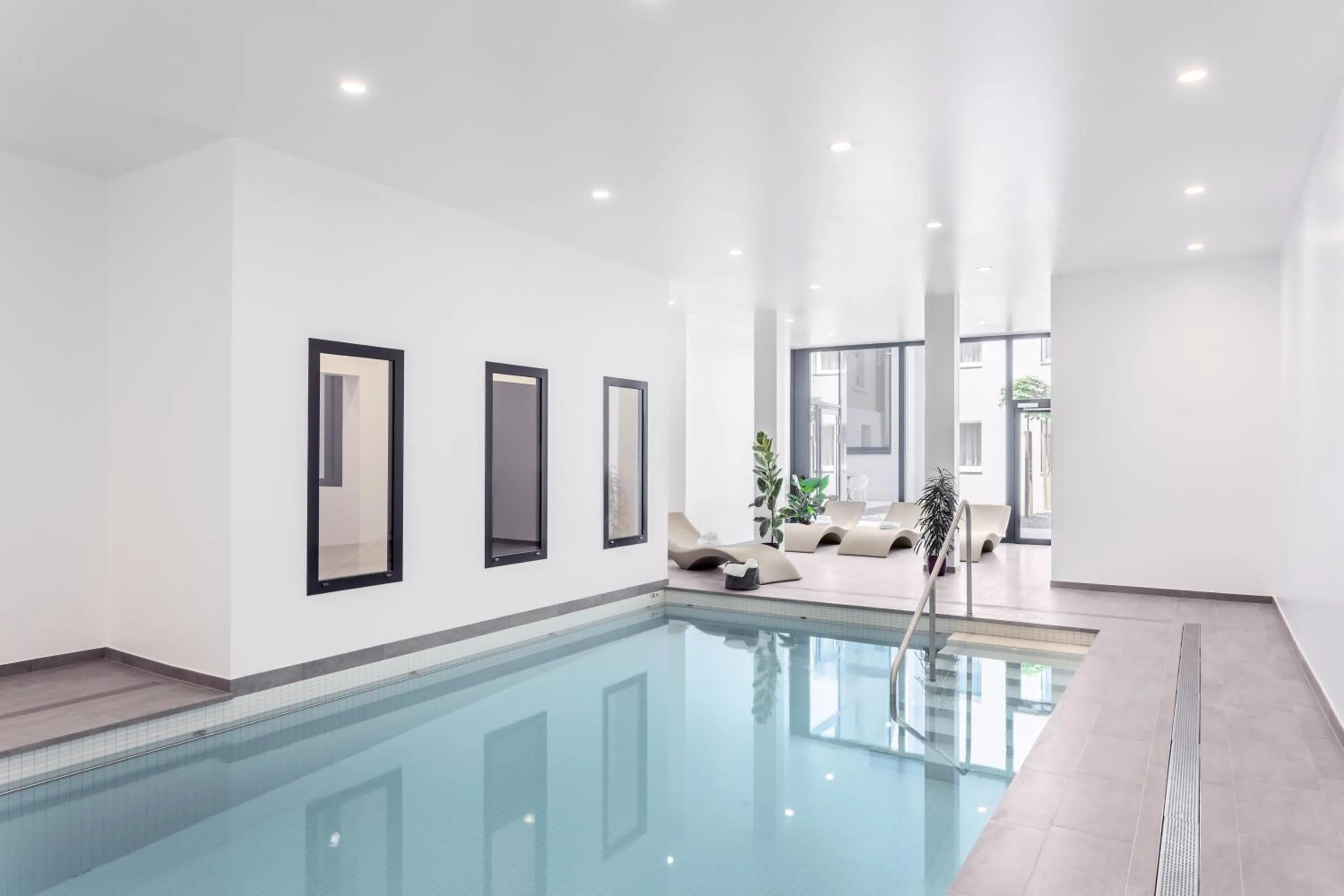 Pool view in VISIONAPARTMENTS Rue des Communaux - contactless check-in