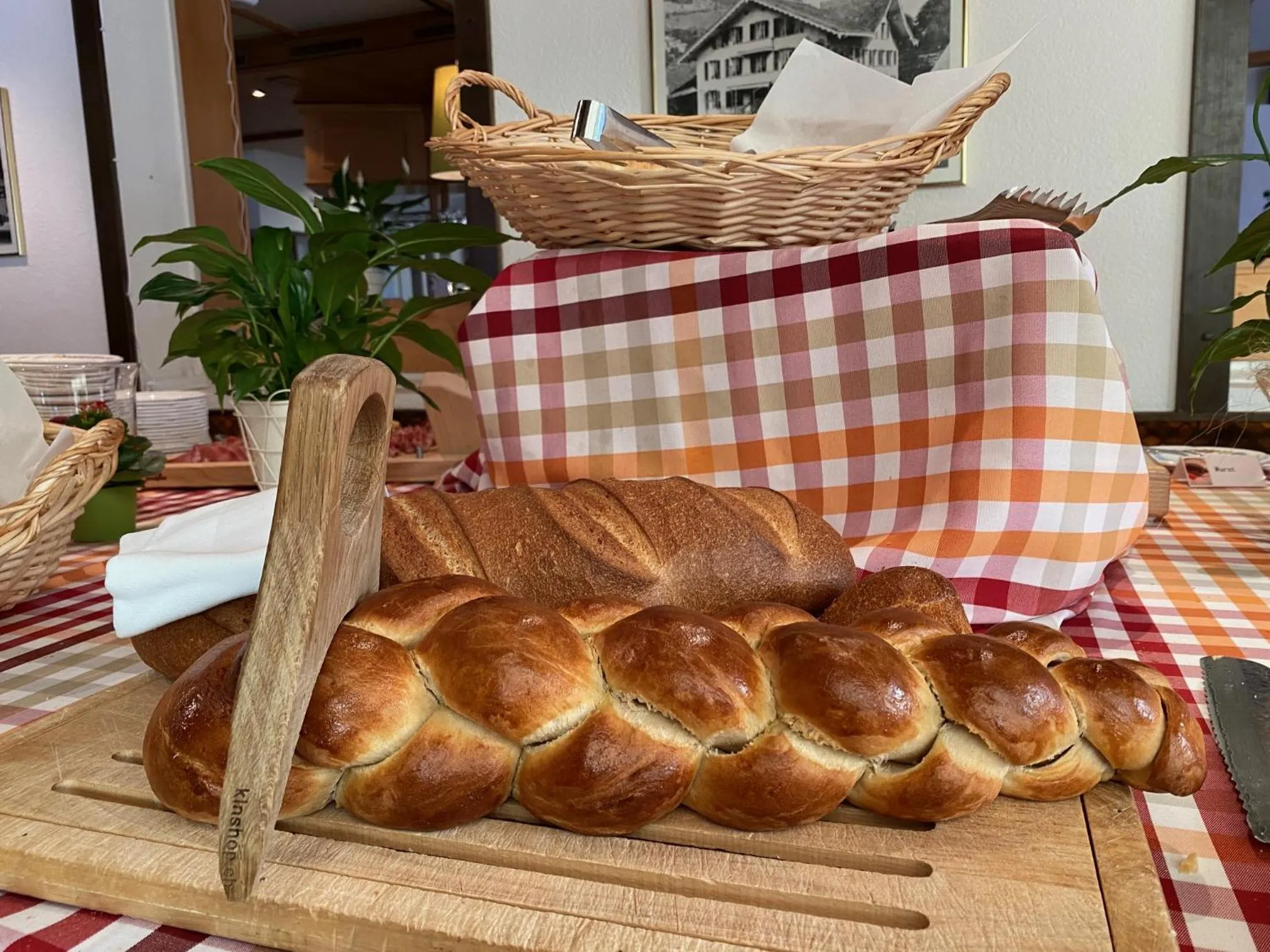 Buffet breakfast in Baeren Hotel, The Bear Inn