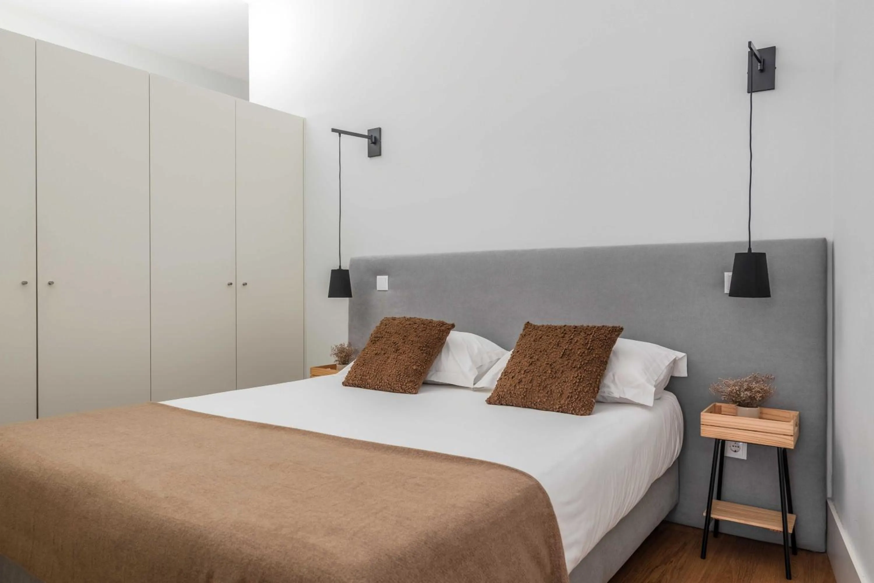 Bed in Uma Formosa Apartments