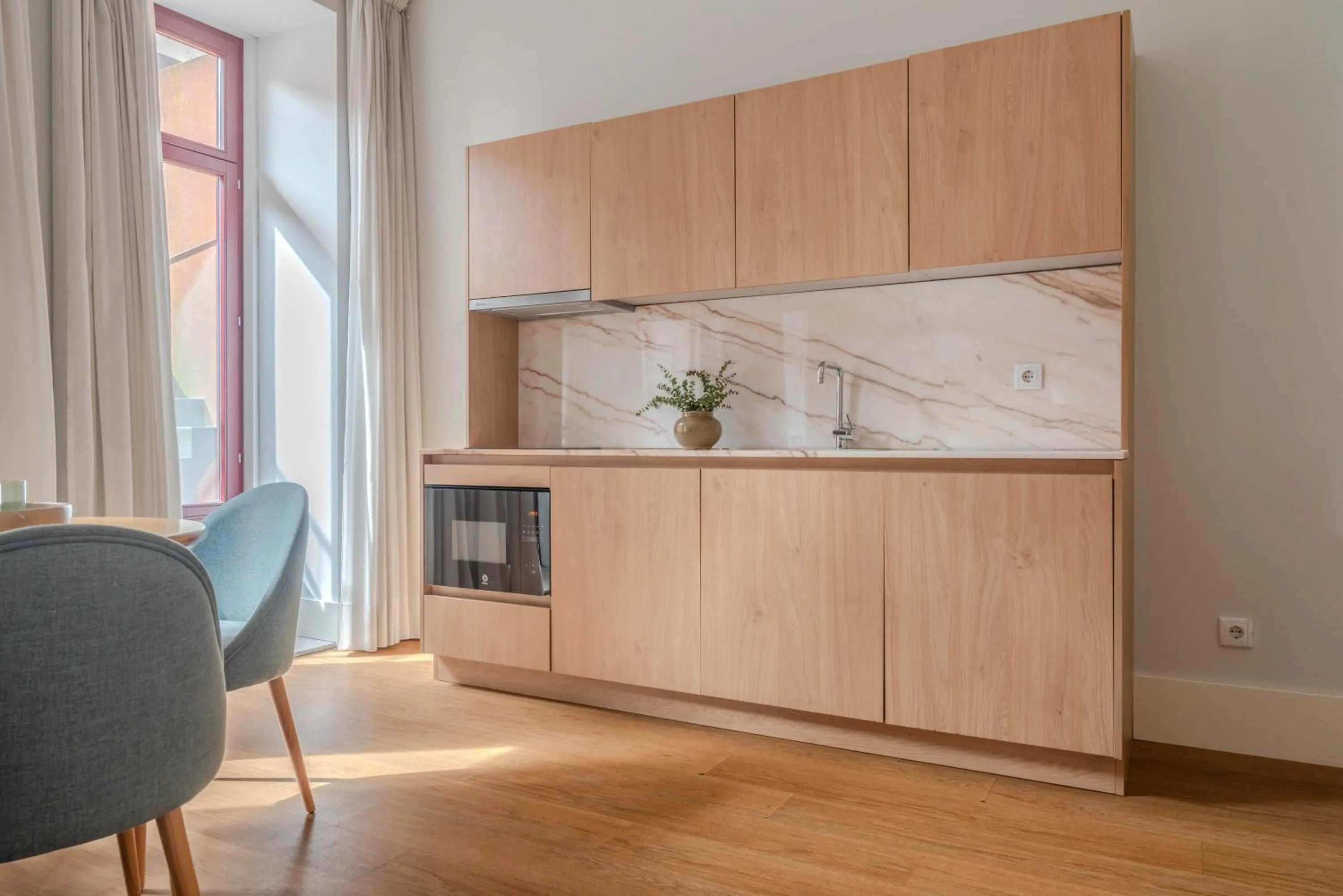 Kitchen or kitchenette in Uma Formosa Apartments