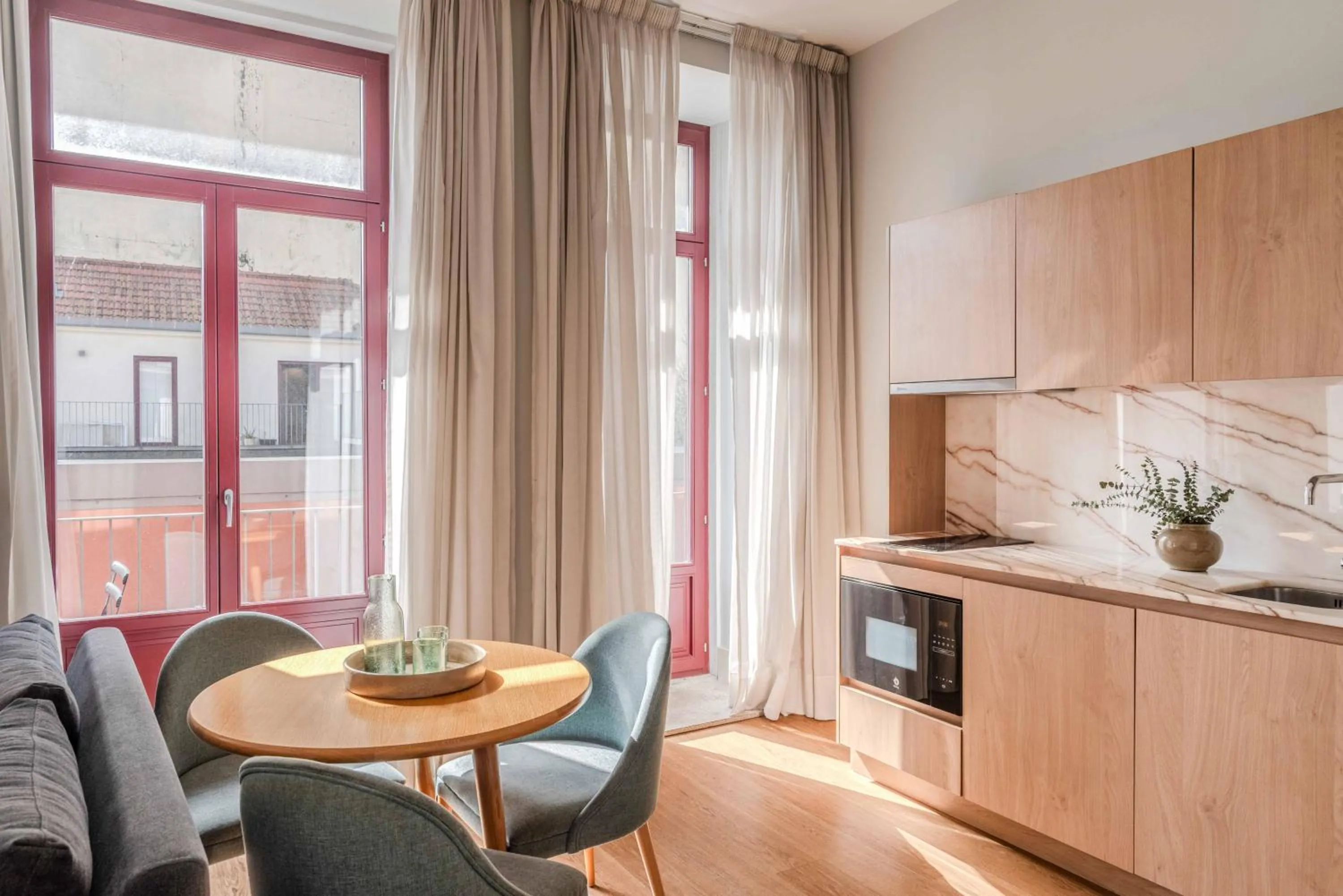 Kitchen or kitchenette in Uma Formosa Apartments