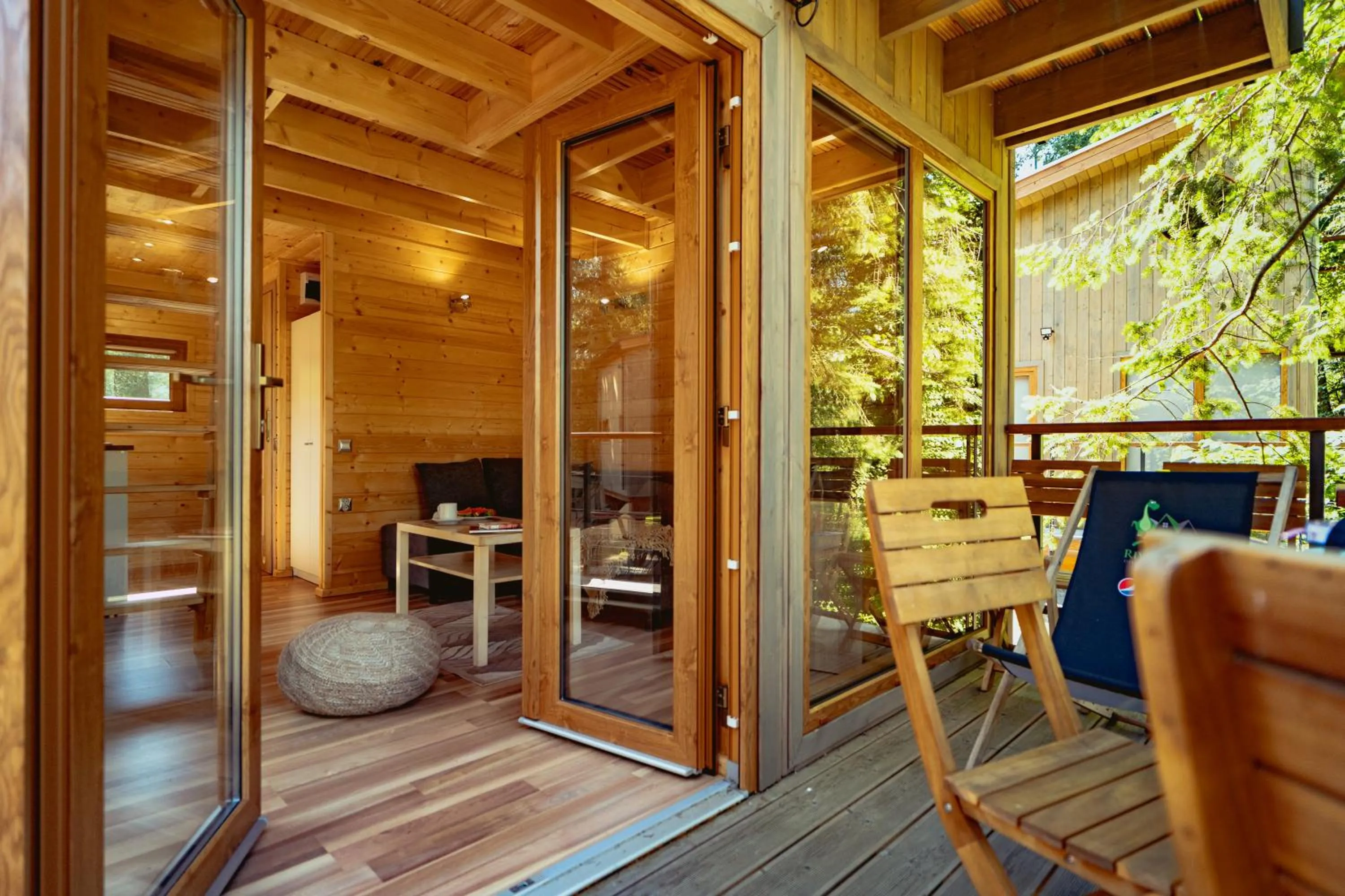 Balcony/Terrace in Apartamenty wśród drzew River Park SAUNA
