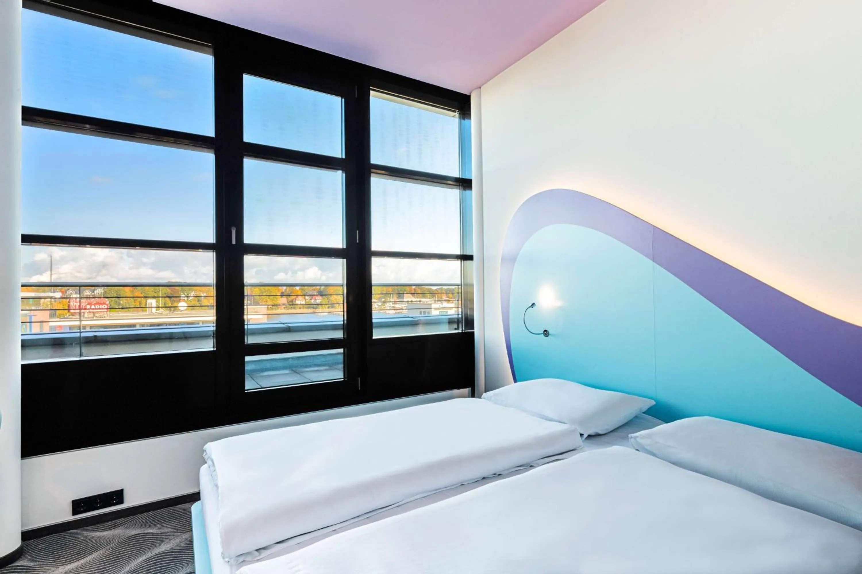 View (from property/room), Bed in Prize by Radisson, Rostock City