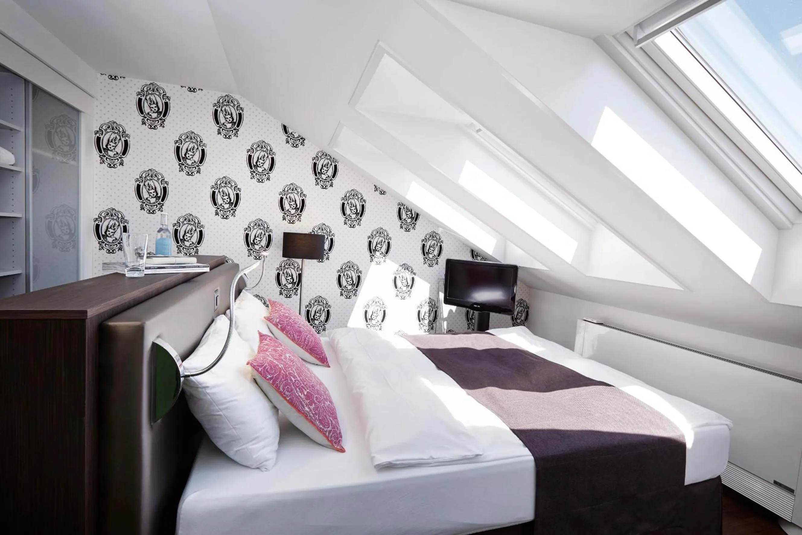 Bed in Sorell Hotel Rütli Niederdorf Zürich