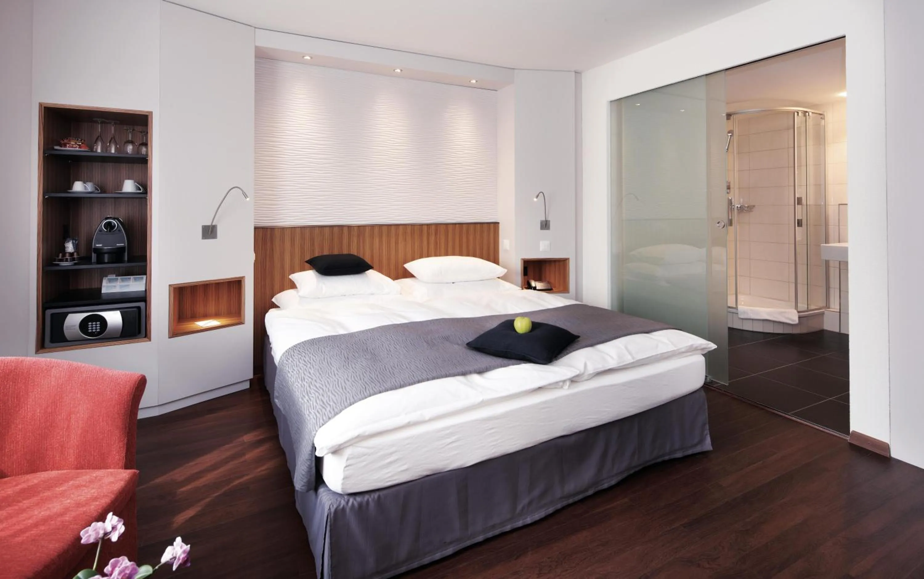 Bed in Sorell Hotel Rütli Niederdorf Zürich