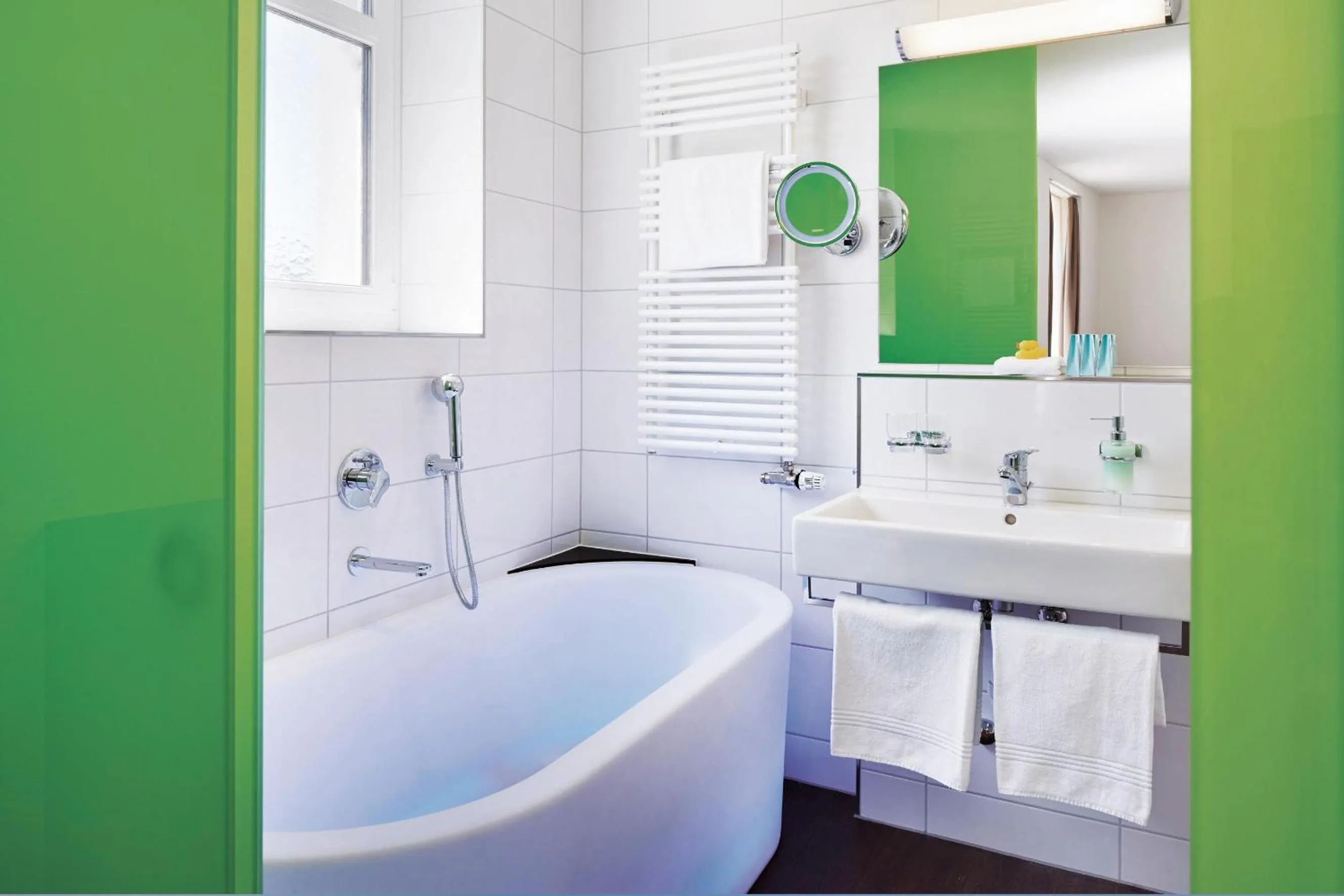 Bed in Sorell Hotel Rütli Niederdorf Zürich