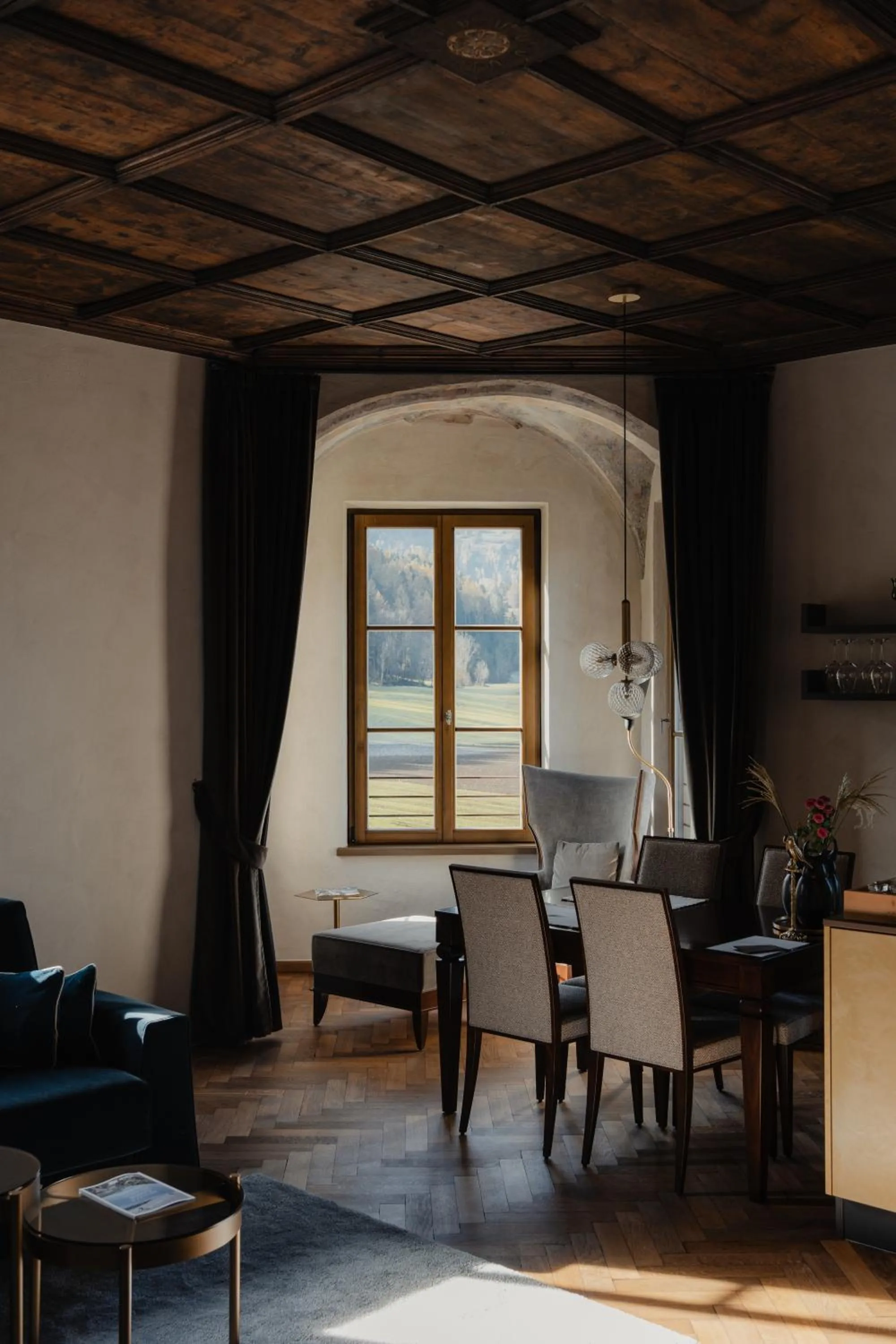 Living room in Castel Maurn Dolomites