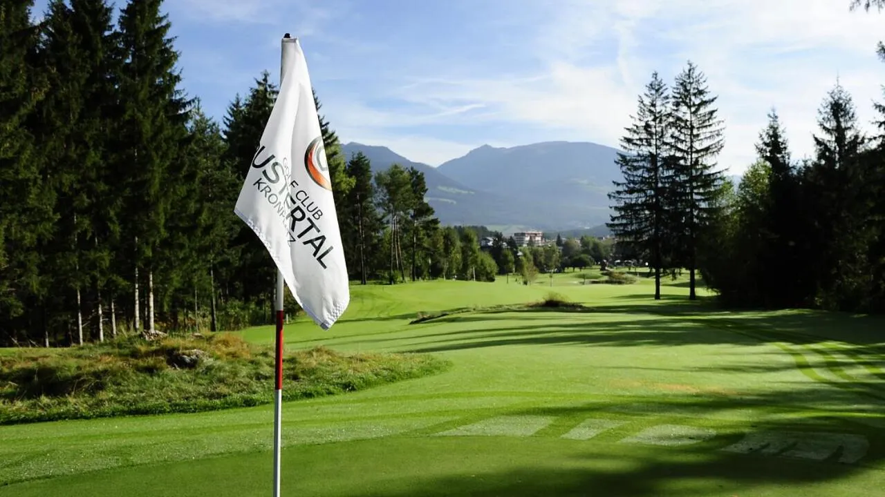 Golfcourse in Castel Maurn Dolomites