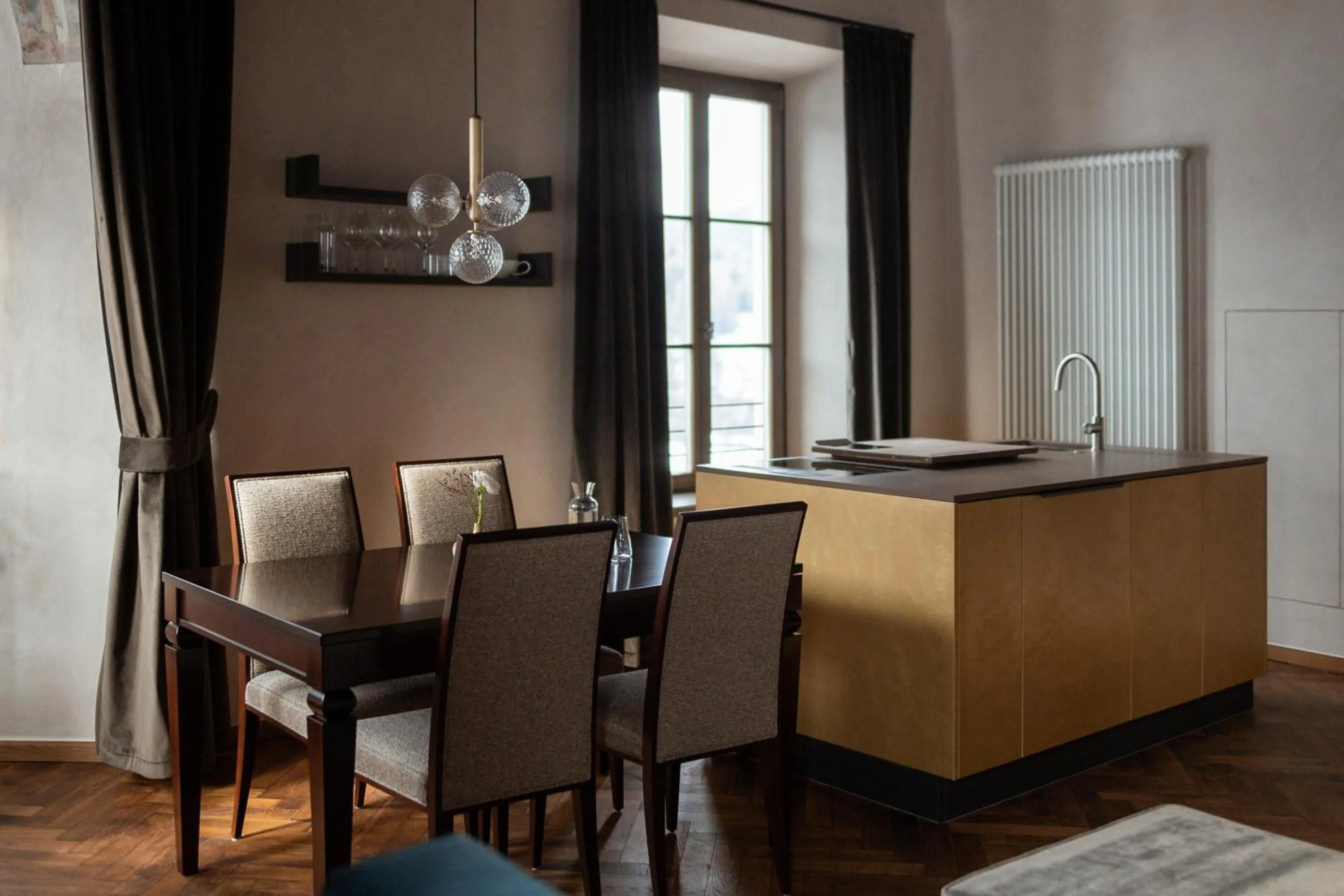 Dining area in Castel Maurn Dolomites