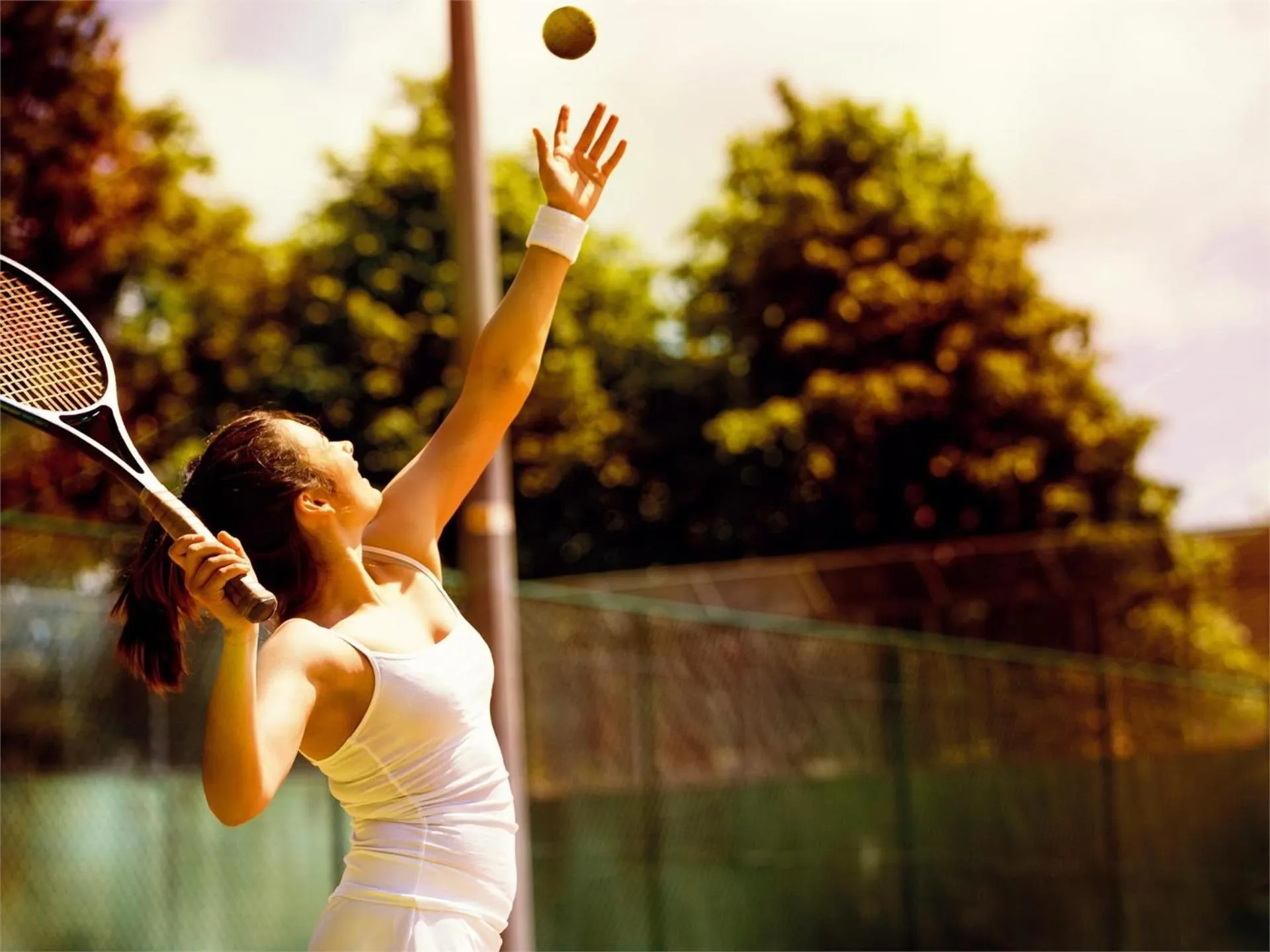 Tennis court in Castel Maurn Dolomites