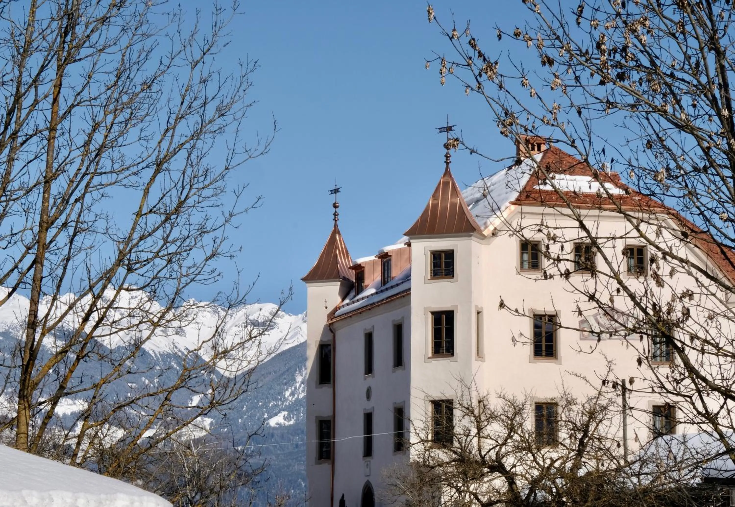 Property building in Castel Maurn Dolomites