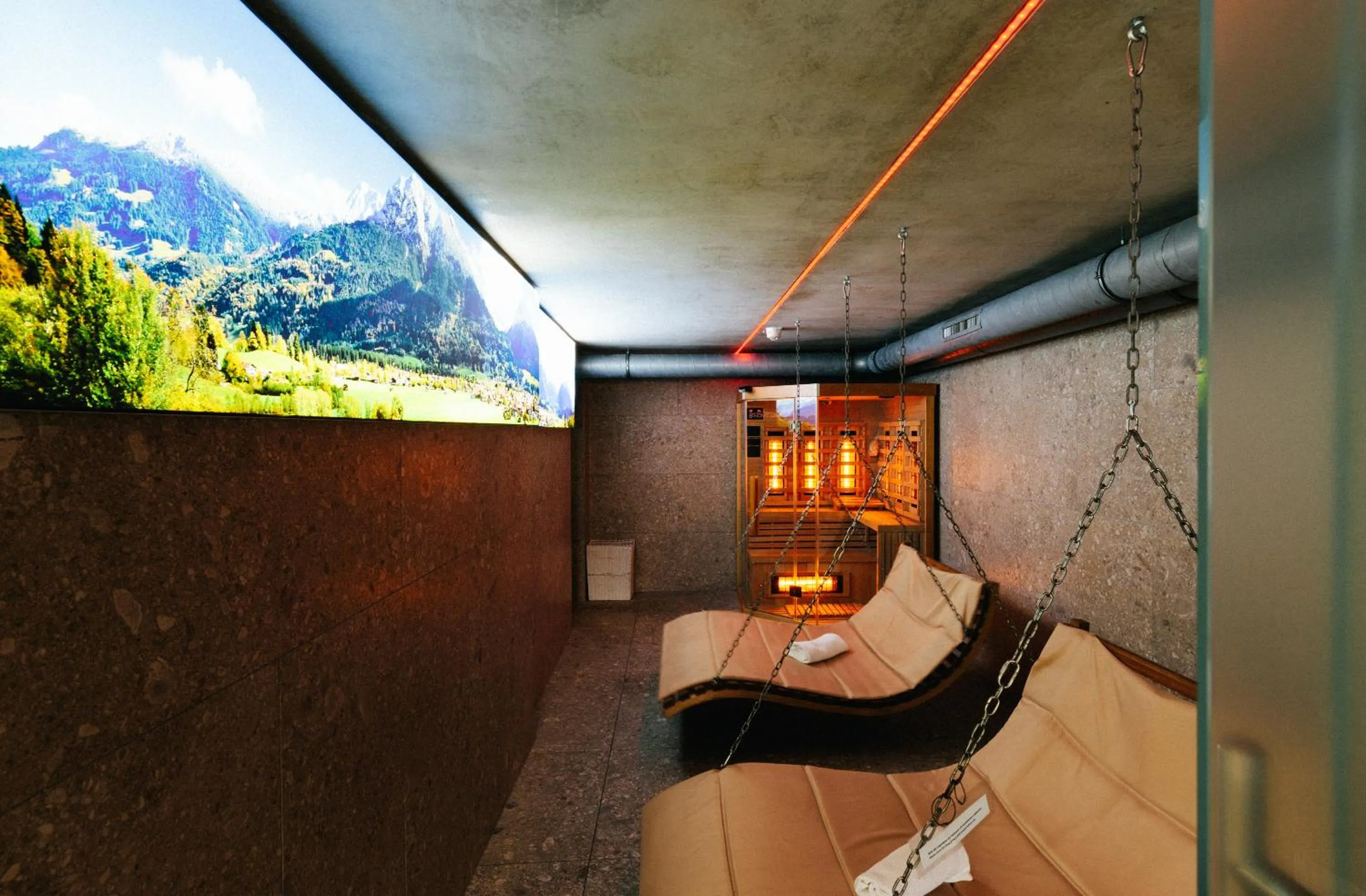 Sauna in Apartmenthotel Oberstdorf