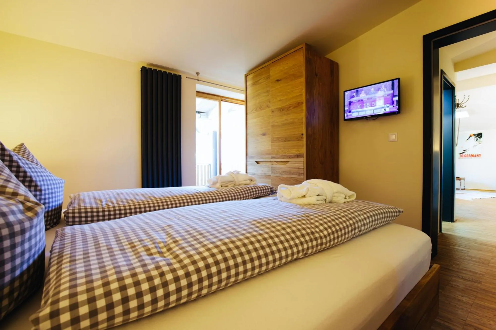 Bed in Apartmenthotel Oberstdorf